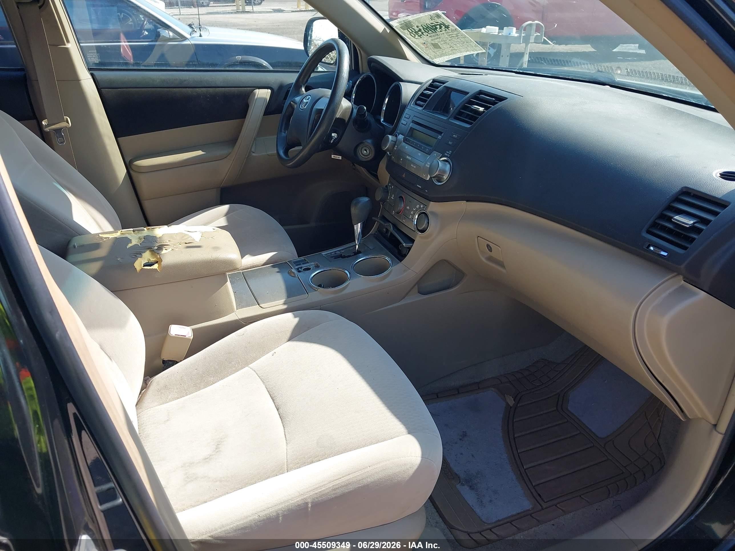 2008 Toyota Highlander   Black vin: JTEDS41A282023348