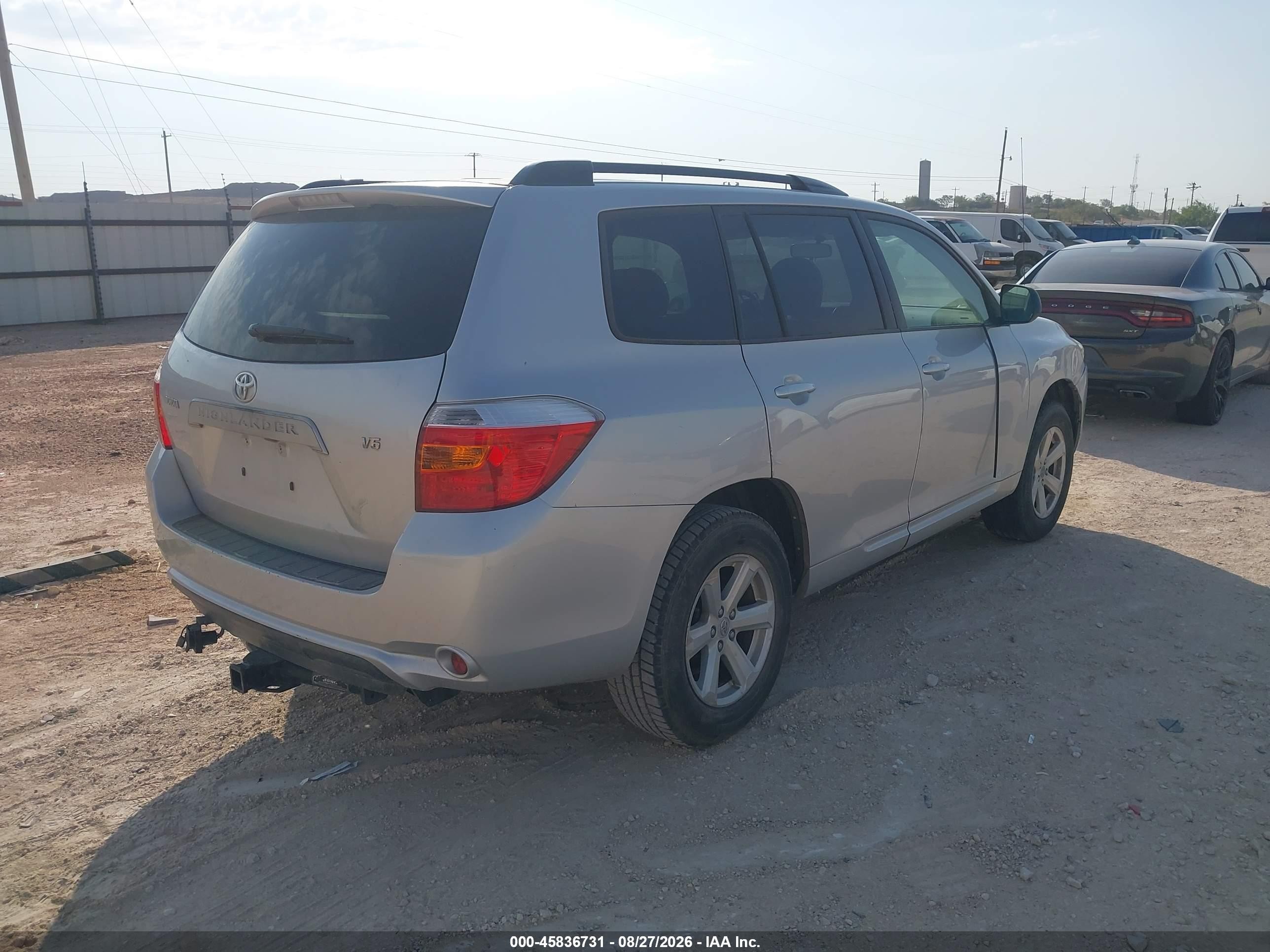 2008 Toyota Highlander   Silver vin: JTEDS41A282027593