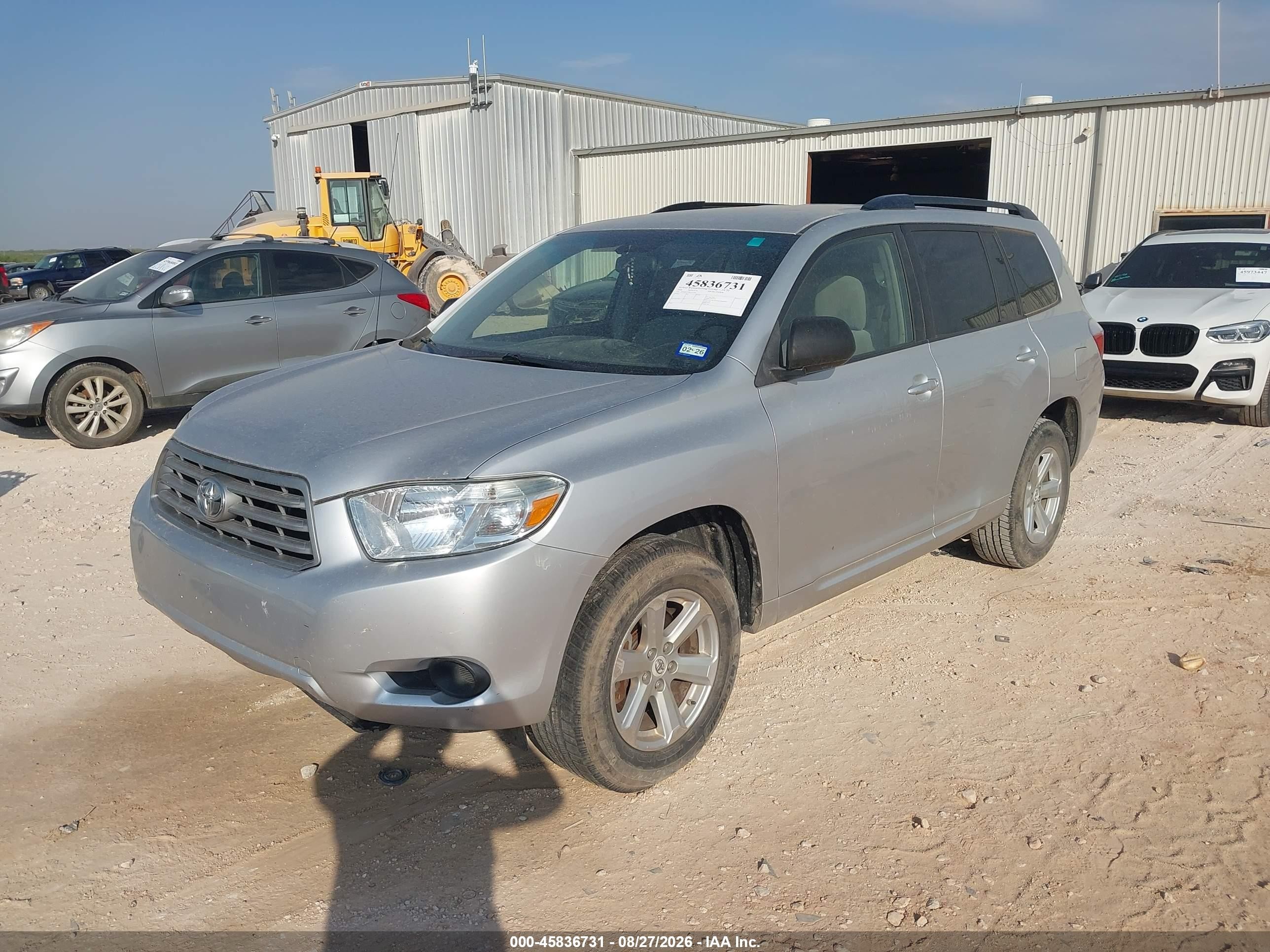 2008 Toyota Highlander   Silver vin: JTEDS41A282027593