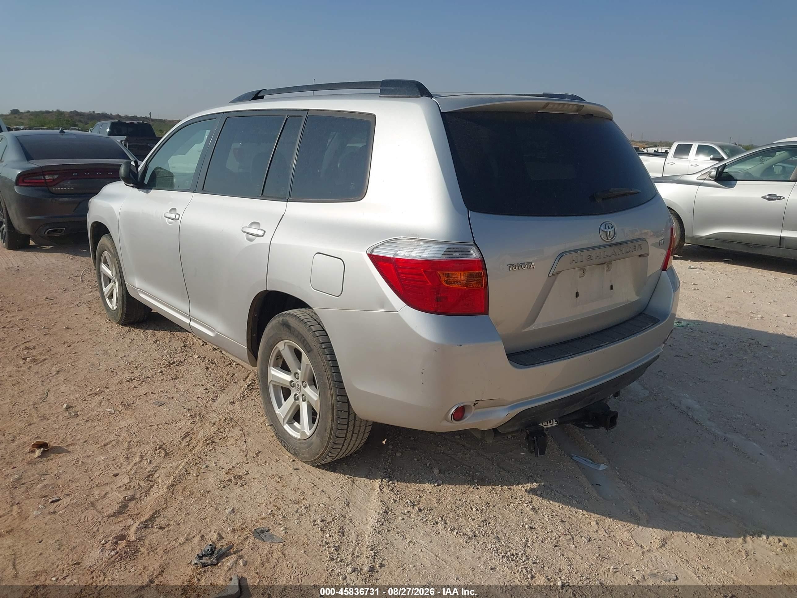 2008 Toyota Highlander   Silver vin: JTEDS41A282027593