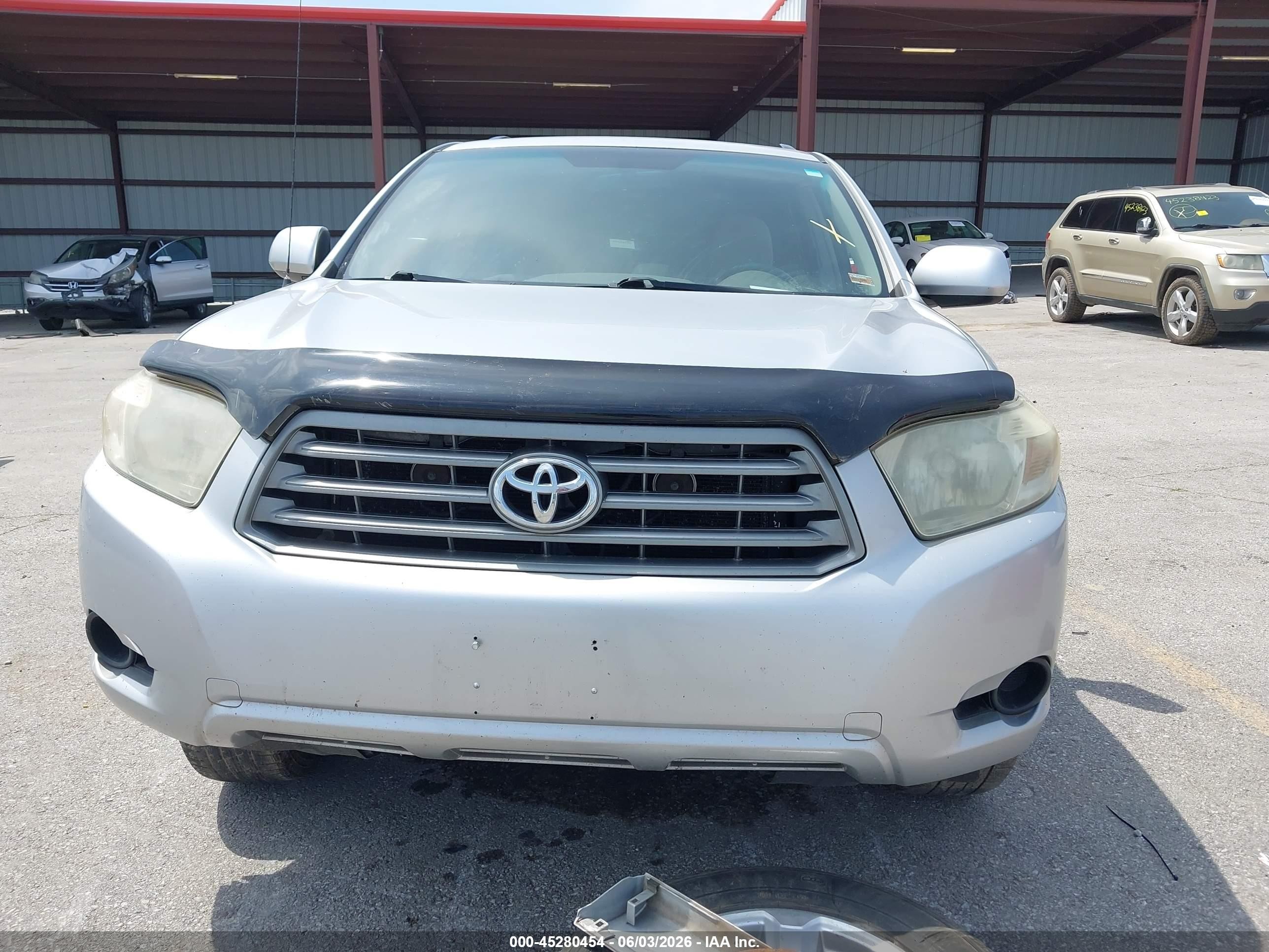 2008 Toyota Highlander   Gray vin: JTEDS41A282030669