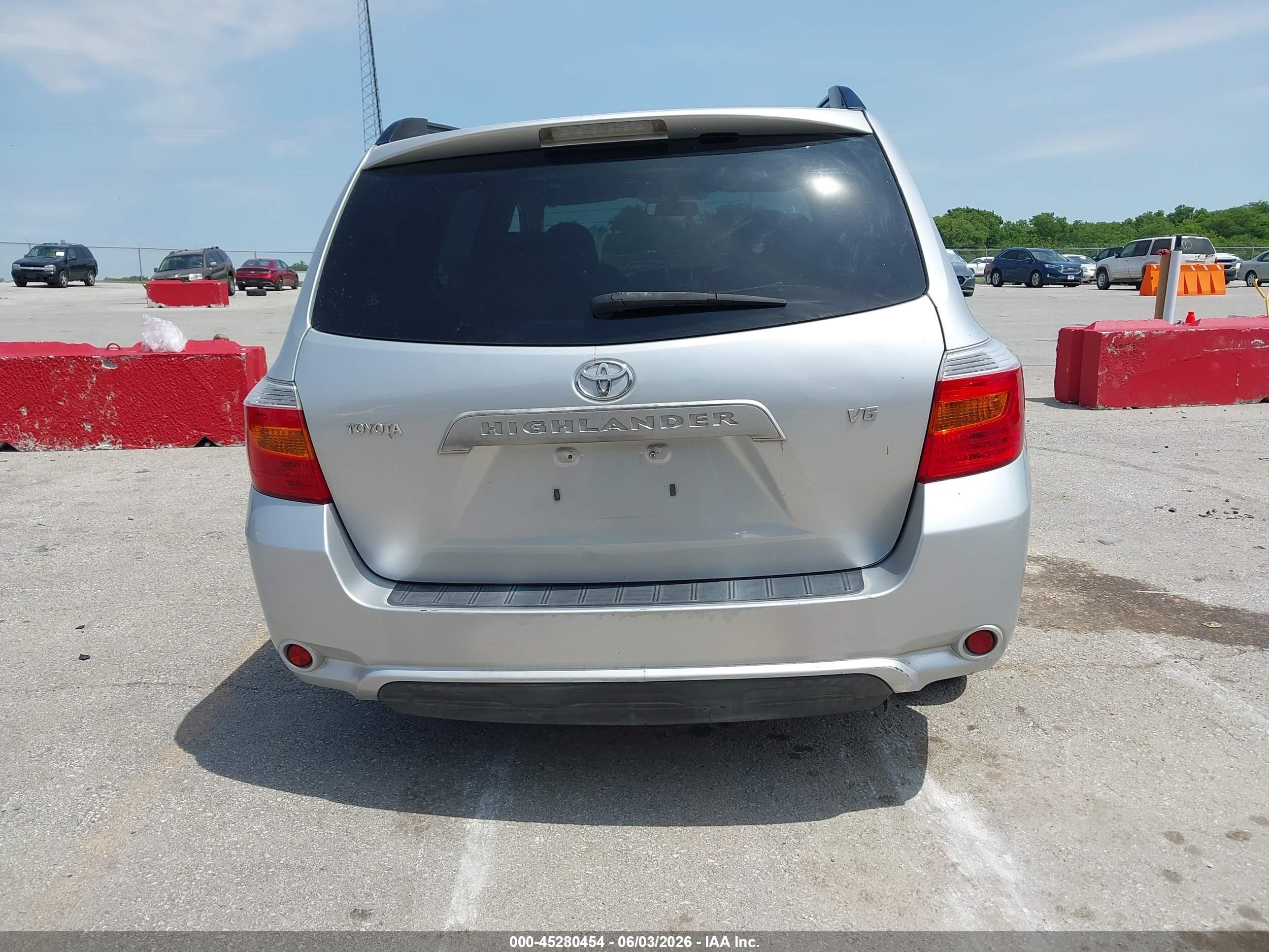 2008 Toyota Highlander   Gray vin: JTEDS41A282030669