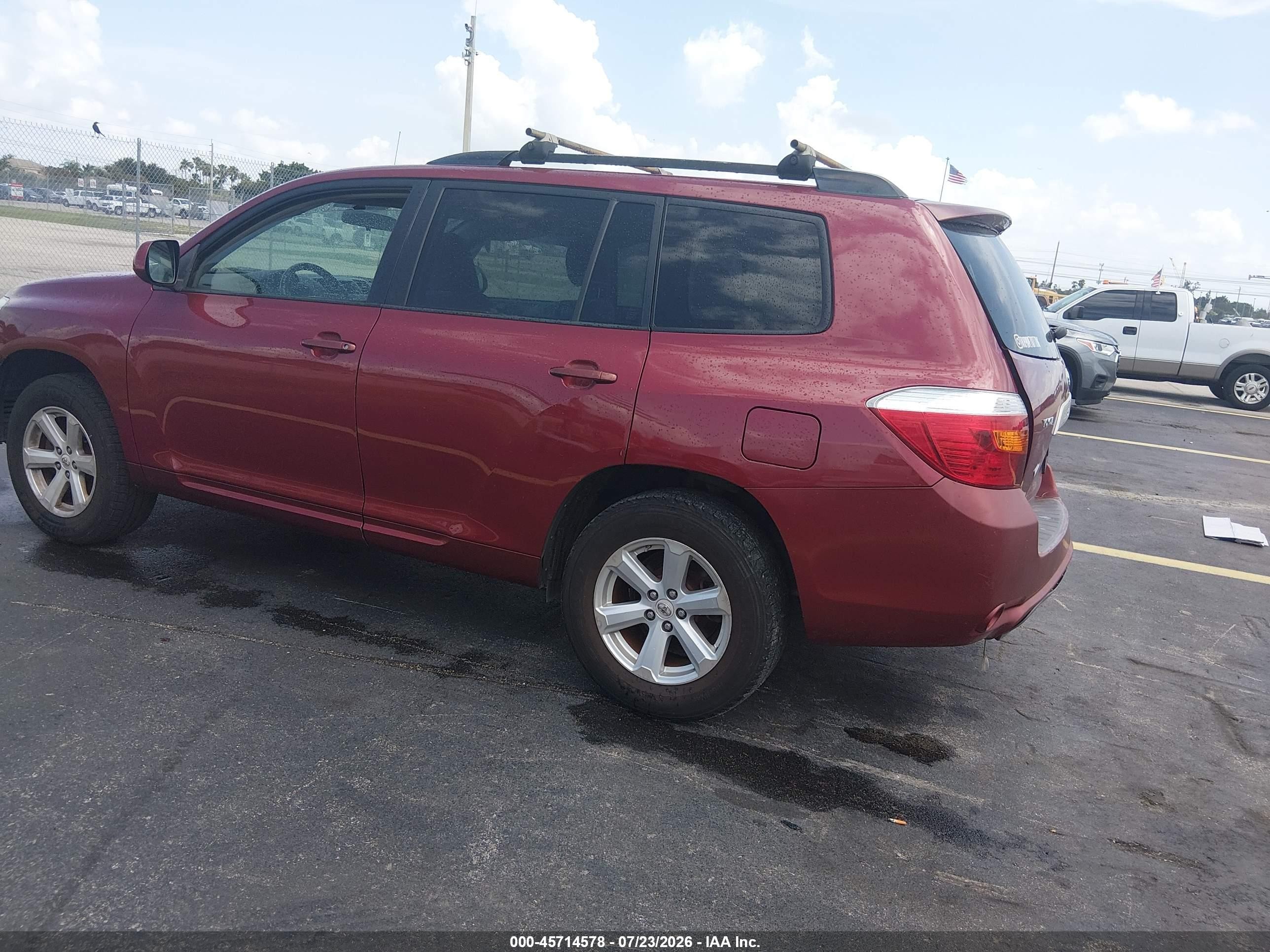 2008 Toyota Highlander   Red vin: JTEDS41A282032616