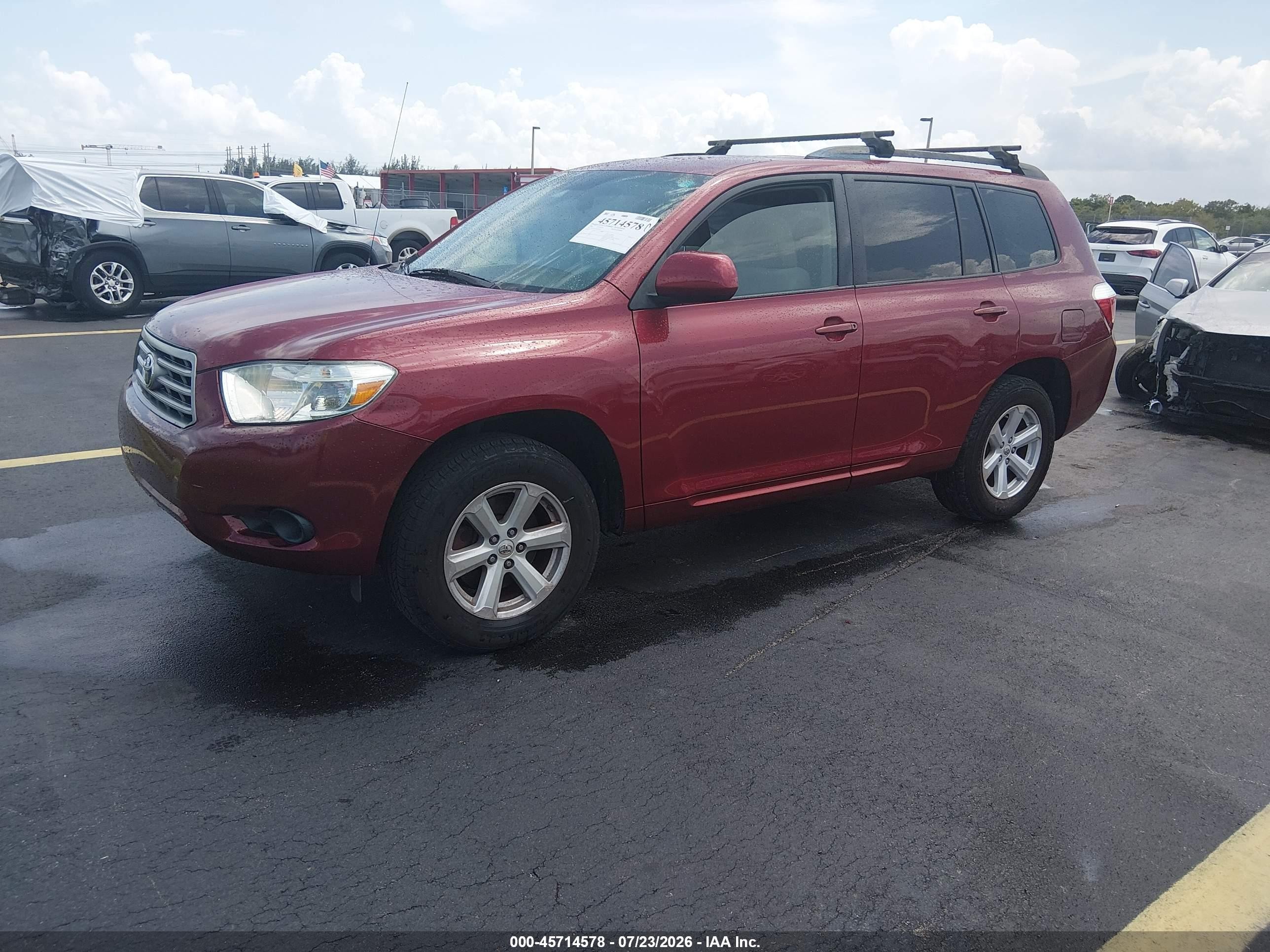2008 Toyota Highlander   Red vin: JTEDS41A282032616