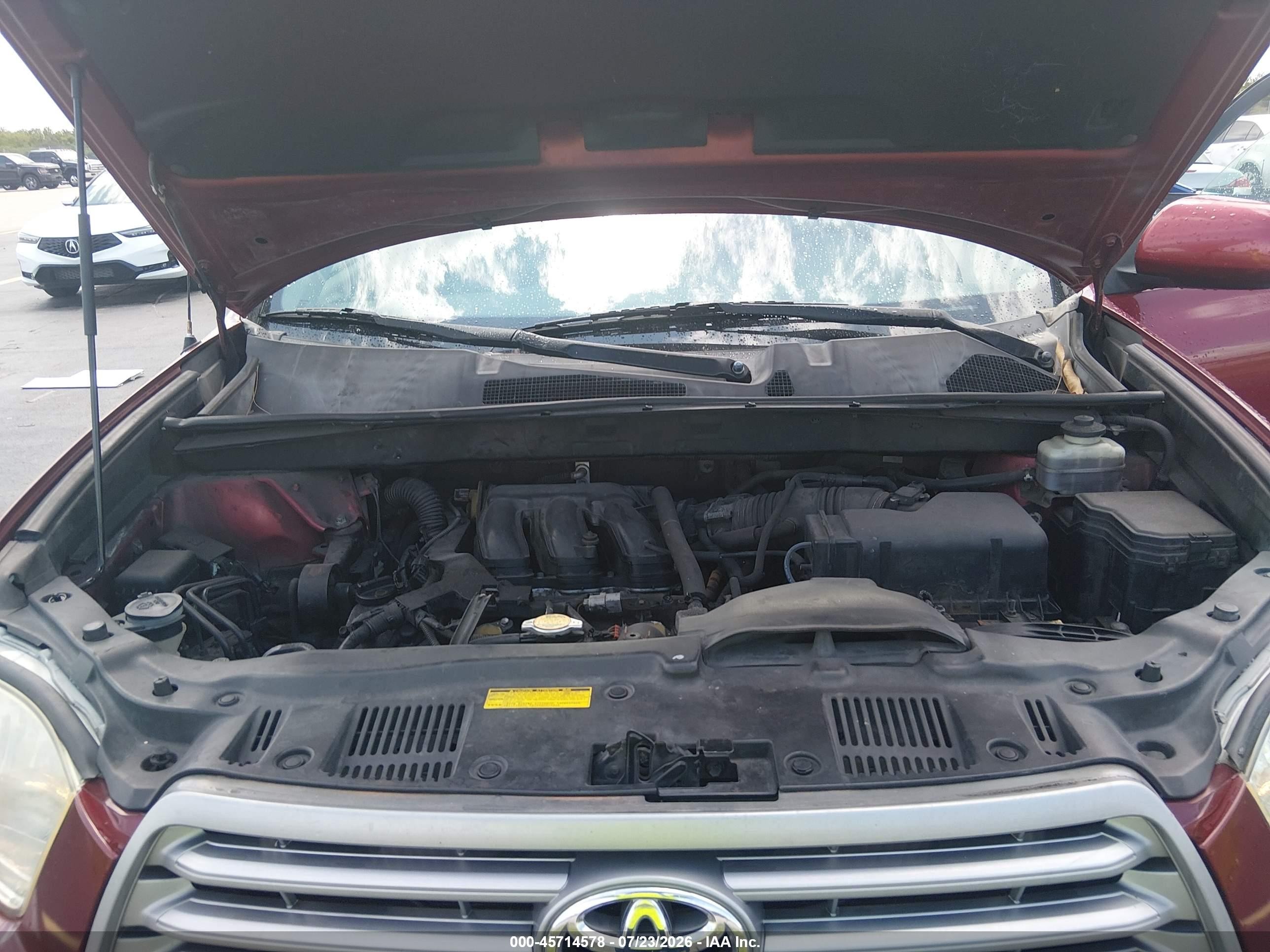 2008 Toyota Highlander   Red vin: JTEDS41A282032616