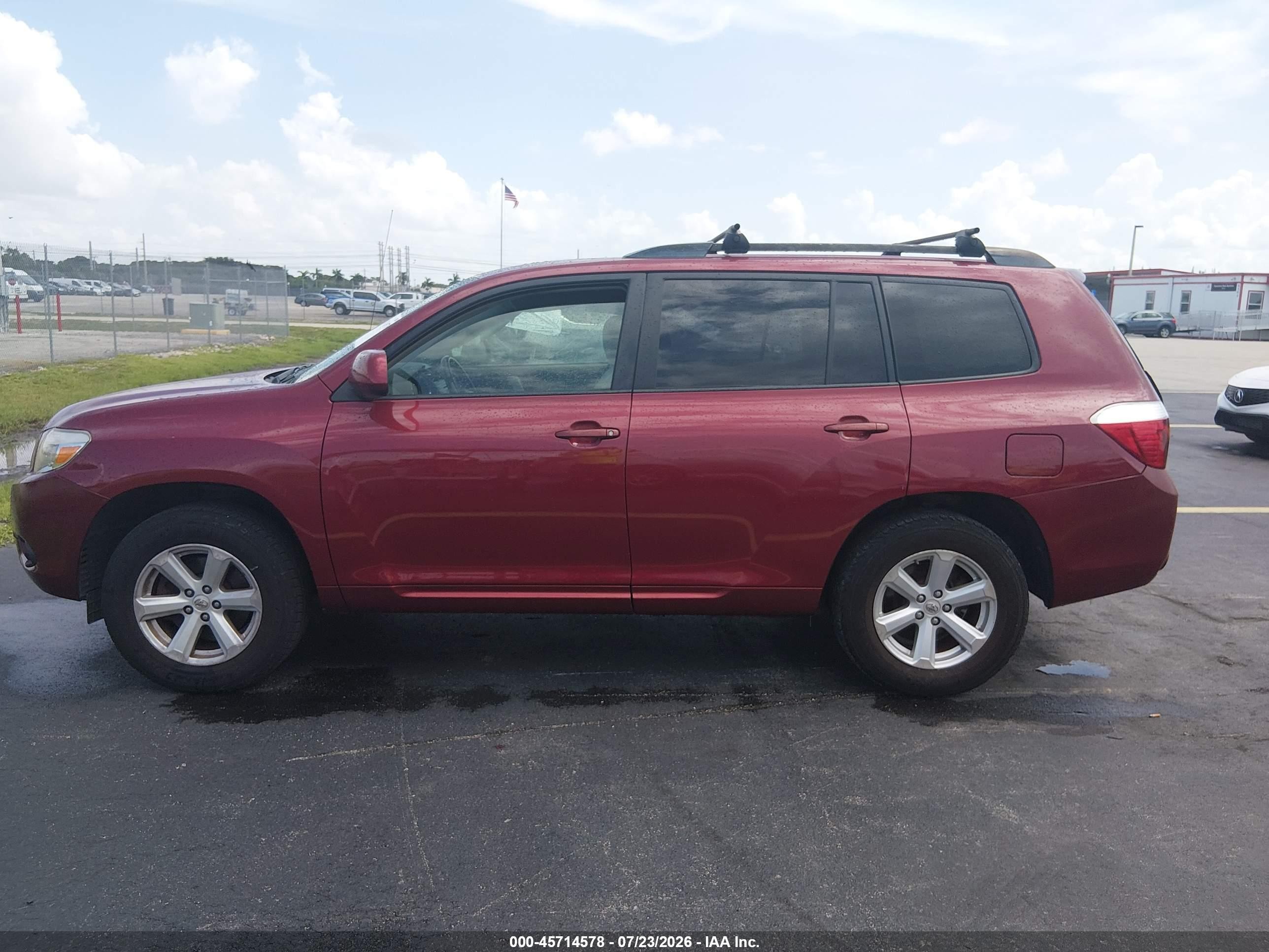 2008 Toyota Highlander   Red vin: JTEDS41A282032616