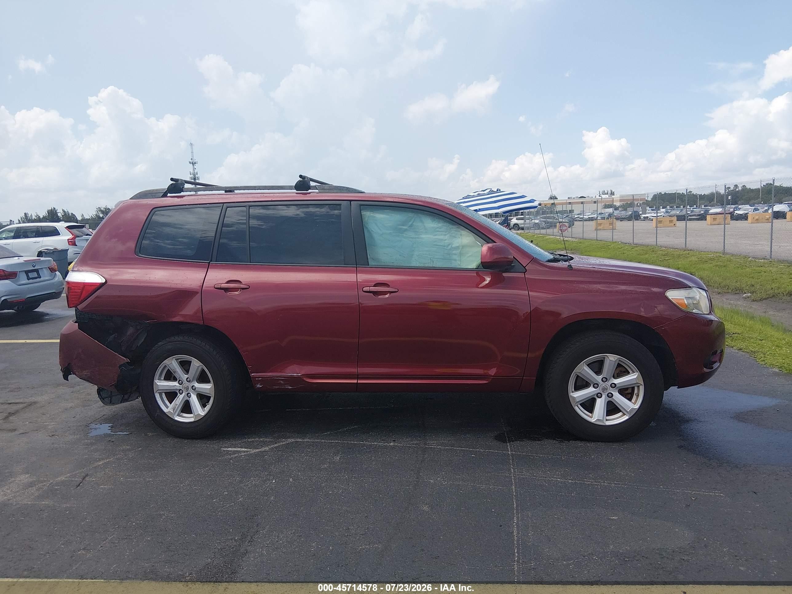2008 Toyota Highlander   Red vin: JTEDS41A282032616