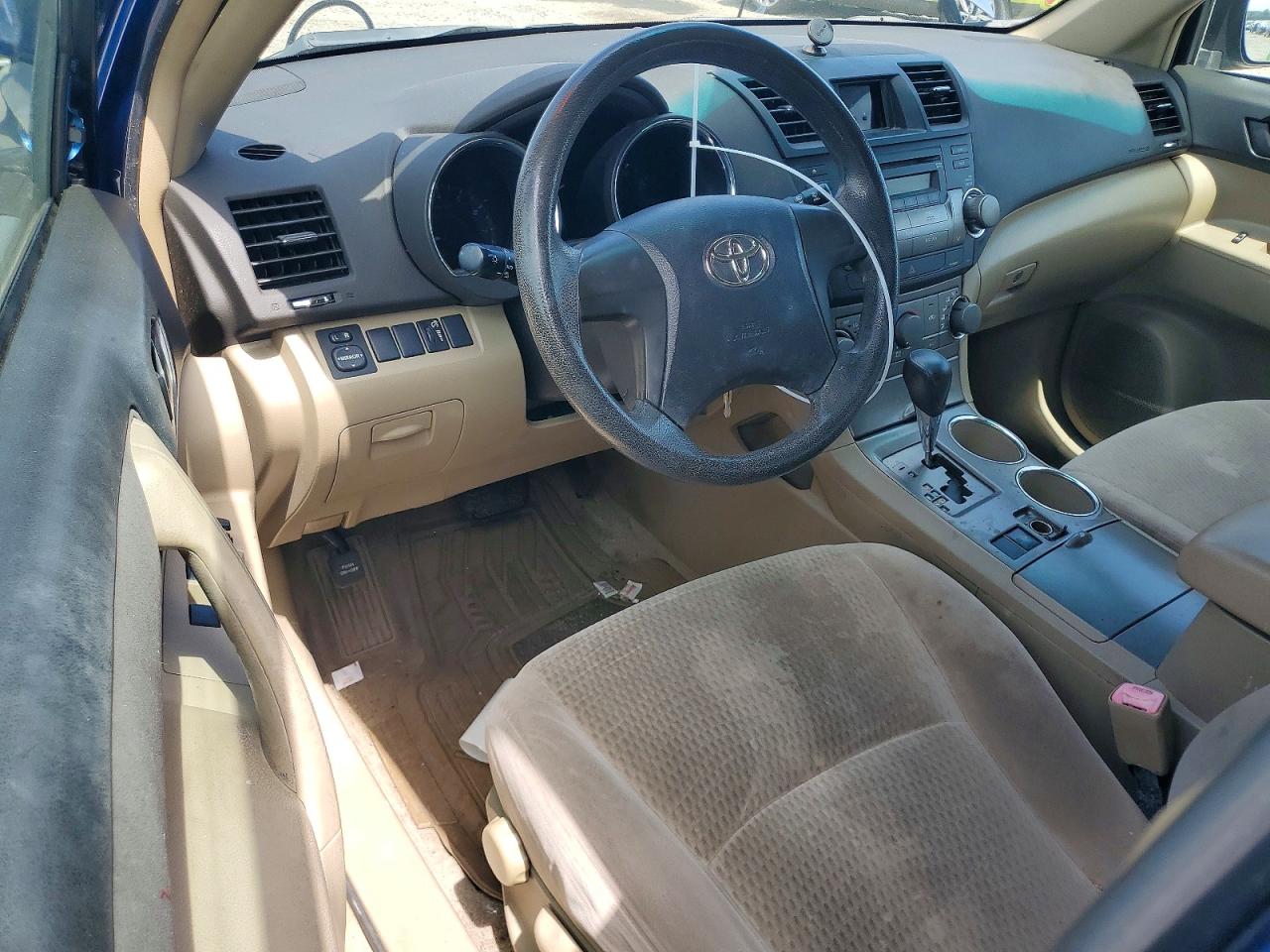 2008 Toyota Highlander Base Blue vin: JTEDS41A382001455