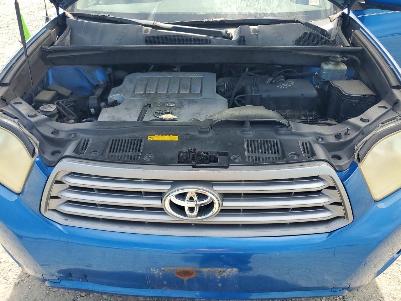 2008 Toyota Highlander Base Blue vin: JTEDS41A382001455