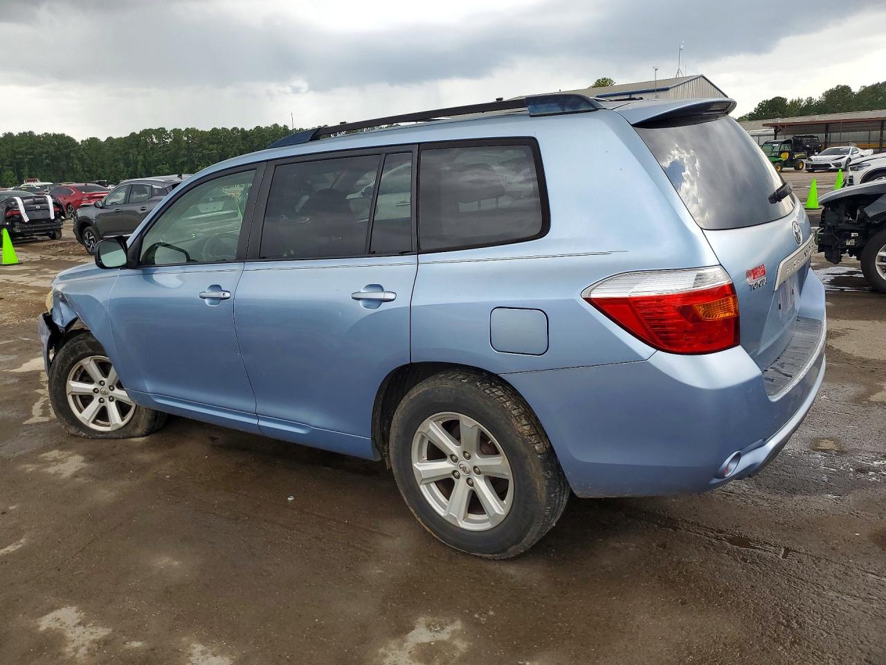 2008 Toyota Highlander Base Blue vin: JTEDS41A382009023