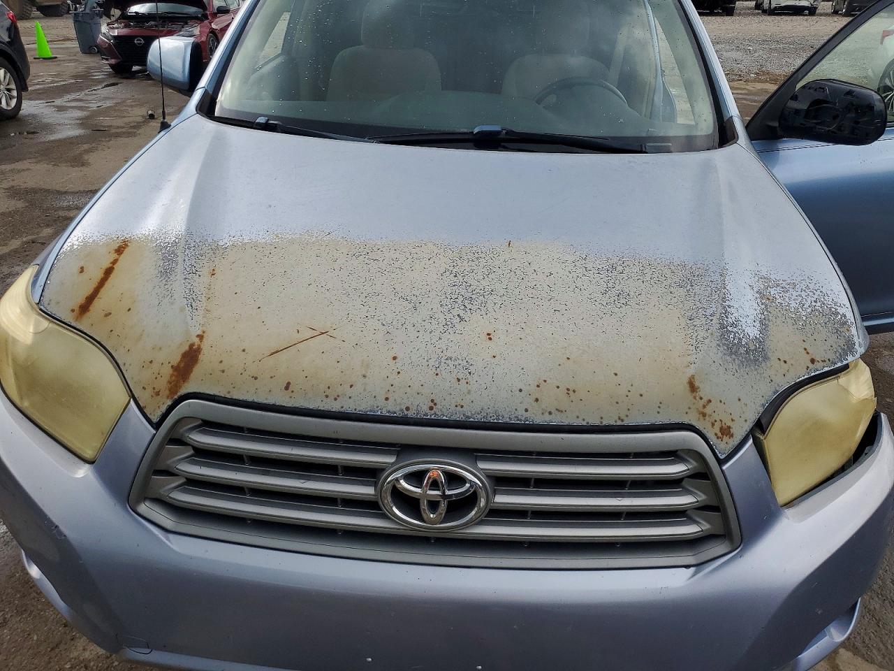 2008 Toyota Highlander Base Blue vin: JTEDS41A382009023