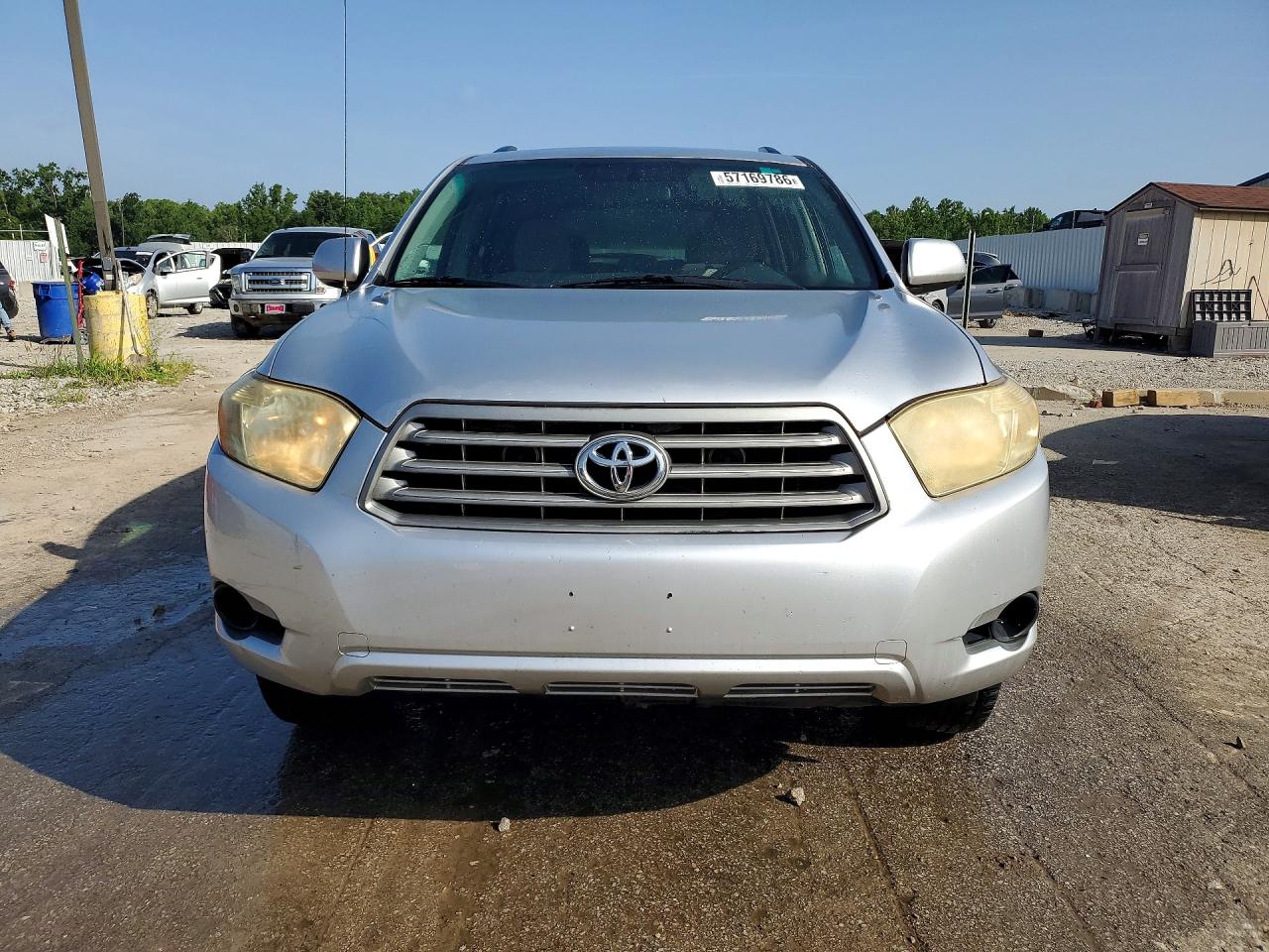 2008 Toyota Highlander Base Серебряный vin: JTEDS41A382015629
