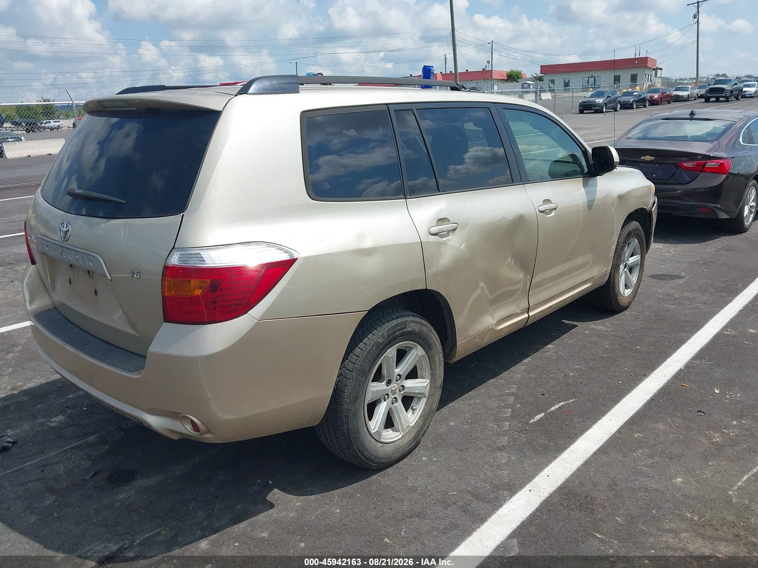 2008 Toyota Highlander   Champagne vin: JTEDS41A382031409