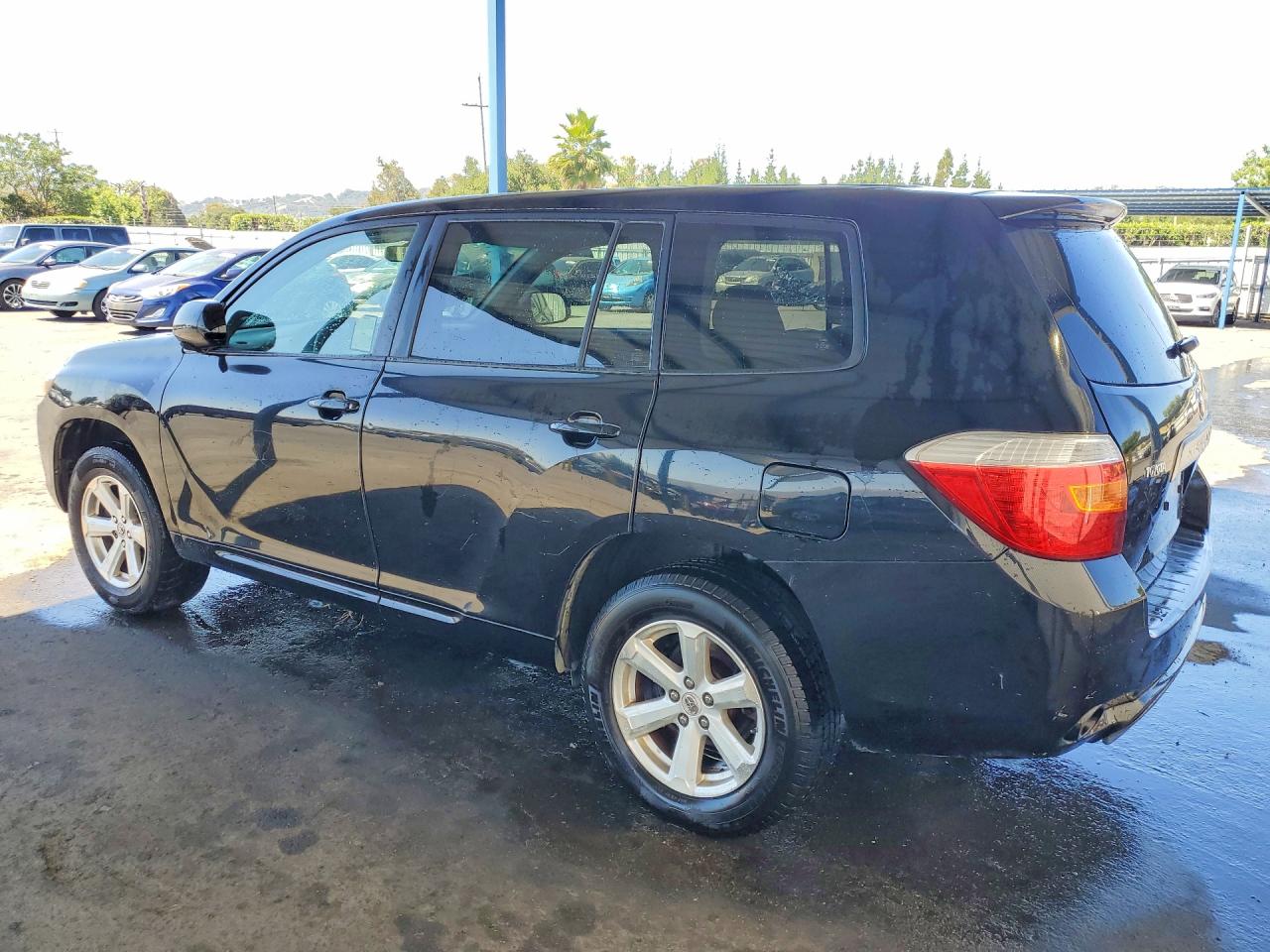 2008 Toyota Highlander Base Черный vin: JTEDS41A482041124