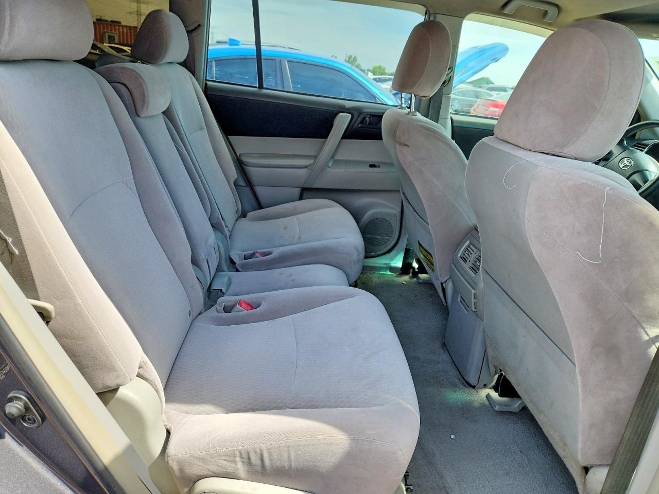 2008 Toyota Highlander Base Gray vin: JTEDS41A482047487