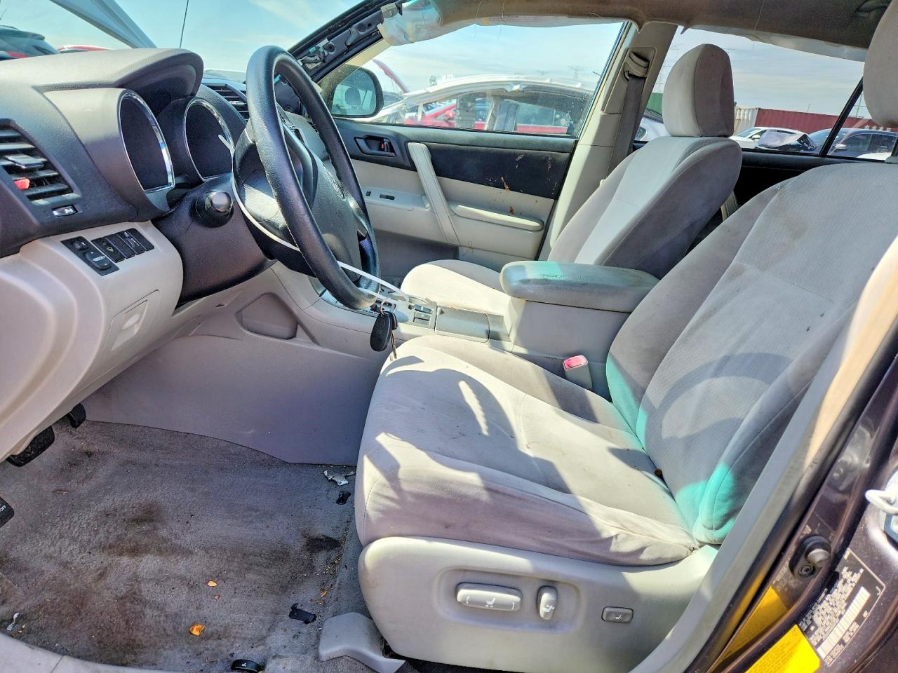 2008 Toyota Highlander Base Gray vin: JTEDS41A482047487