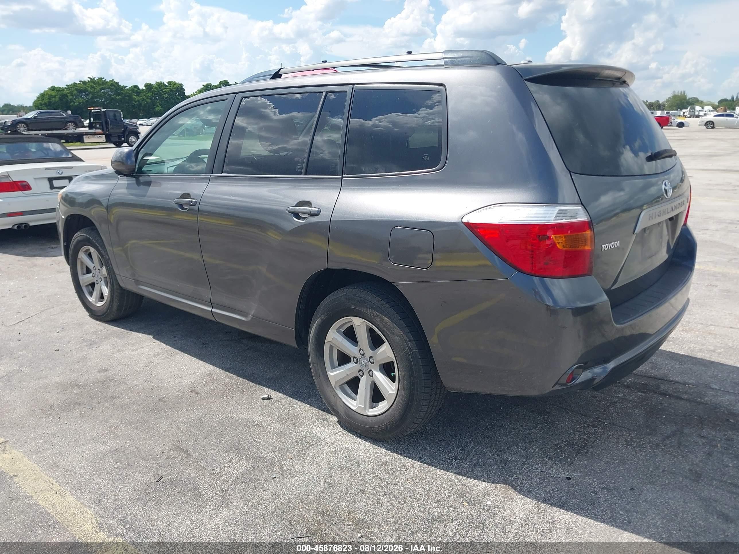 2009 Toyota Highlander   Gray vin: JTEDS41A492073072
