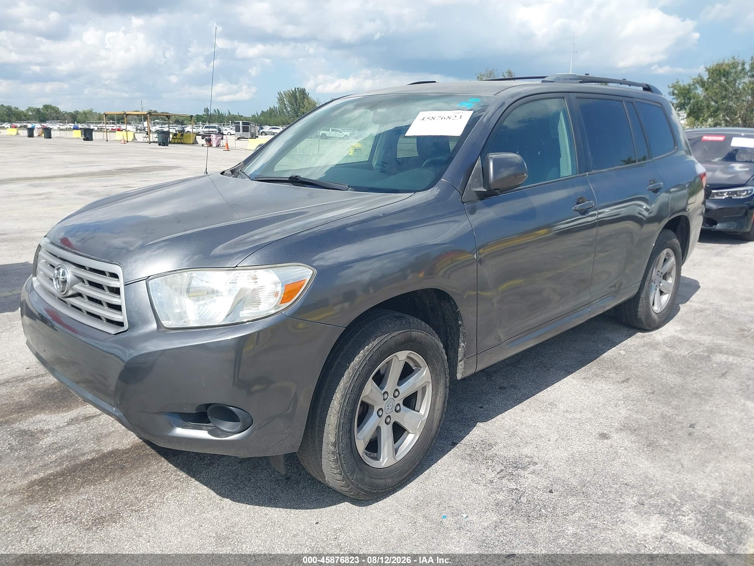 2009 Toyota Highlander   Gray vin: JTEDS41A492073072
