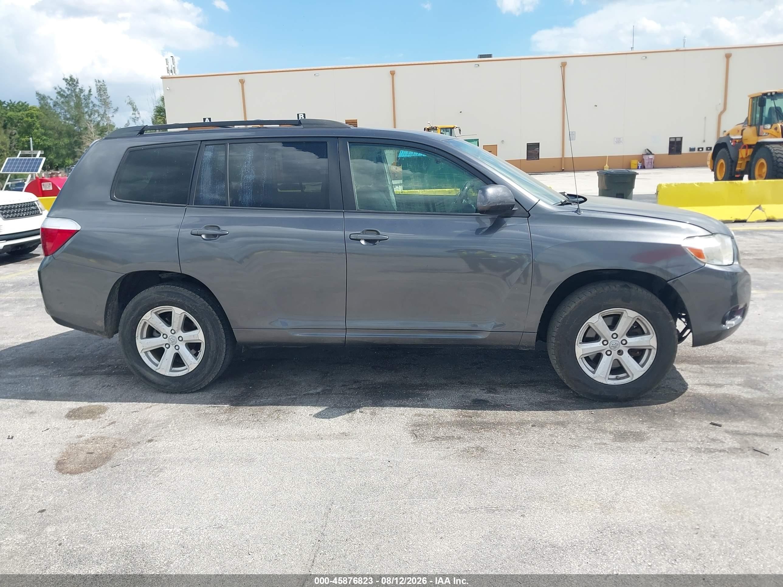2009 Toyota Highlander   Gray vin: JTEDS41A492073072