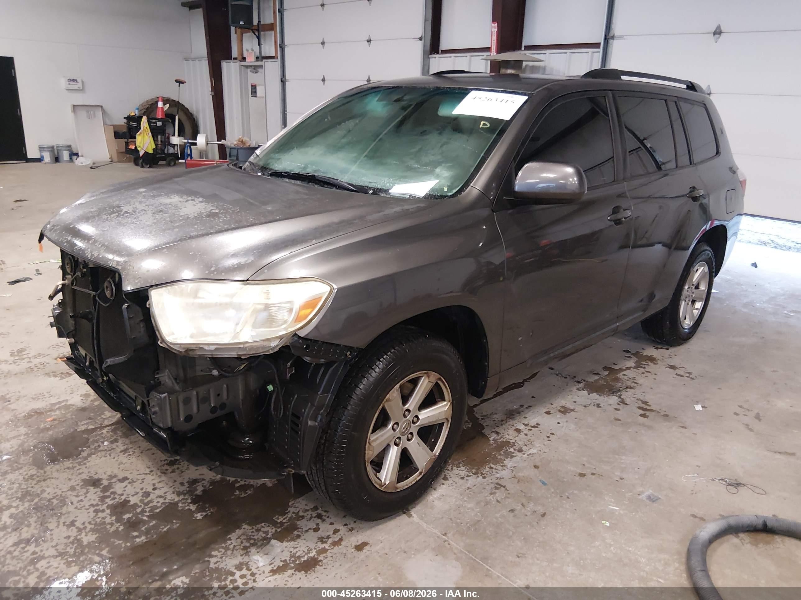 2008 Toyota Highlander   Gray vin: JTEDS41A582000873