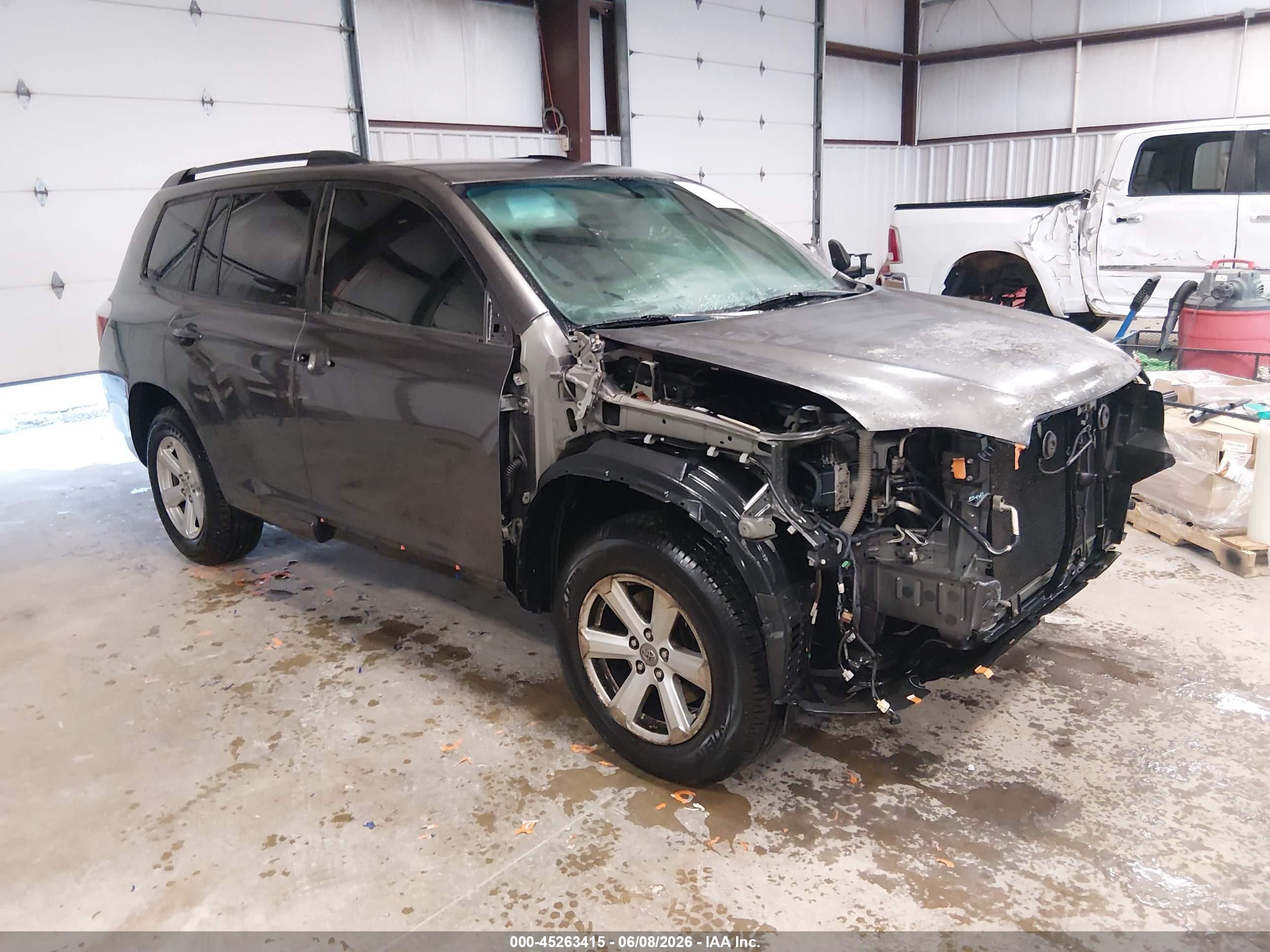 2008 Toyota Highlander   Gray vin: JTEDS41A582000873