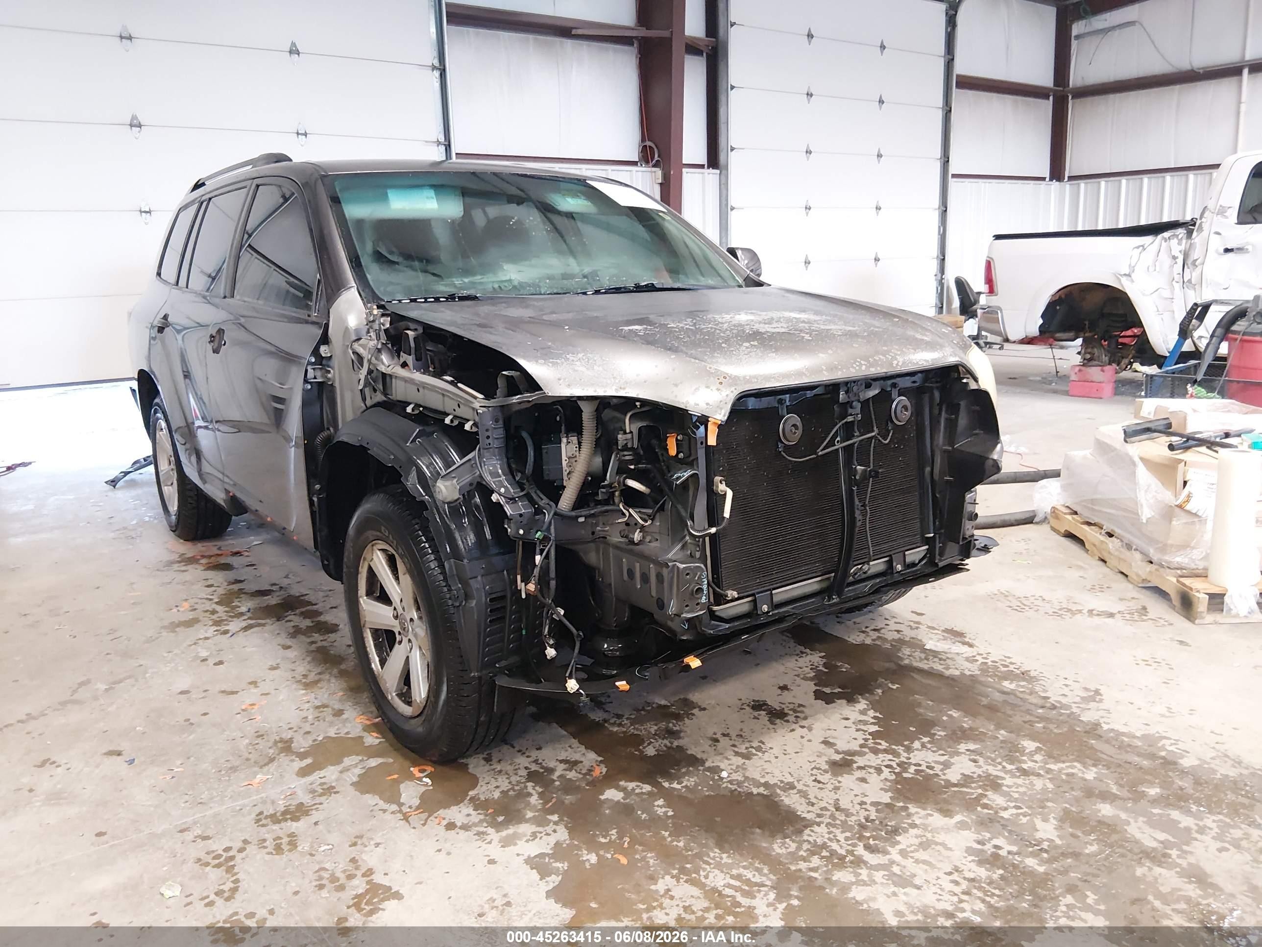 2008 Toyota Highlander   Gray vin: JTEDS41A582000873