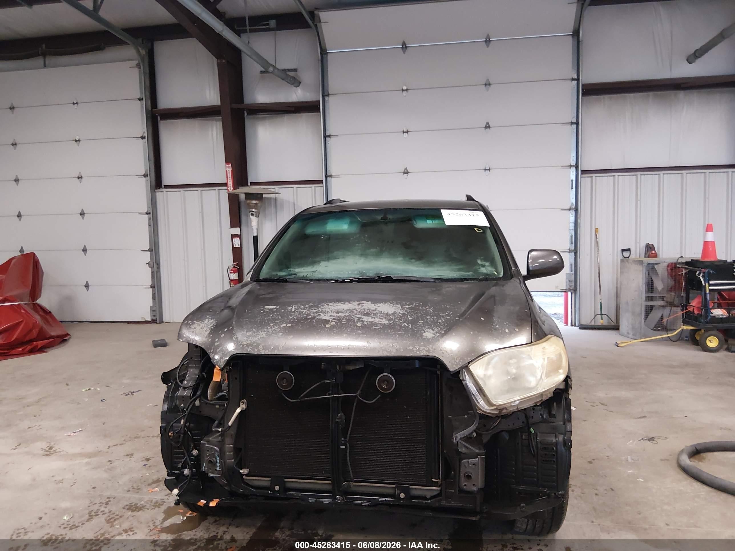 2008 Toyota Highlander   Gray vin: JTEDS41A582000873