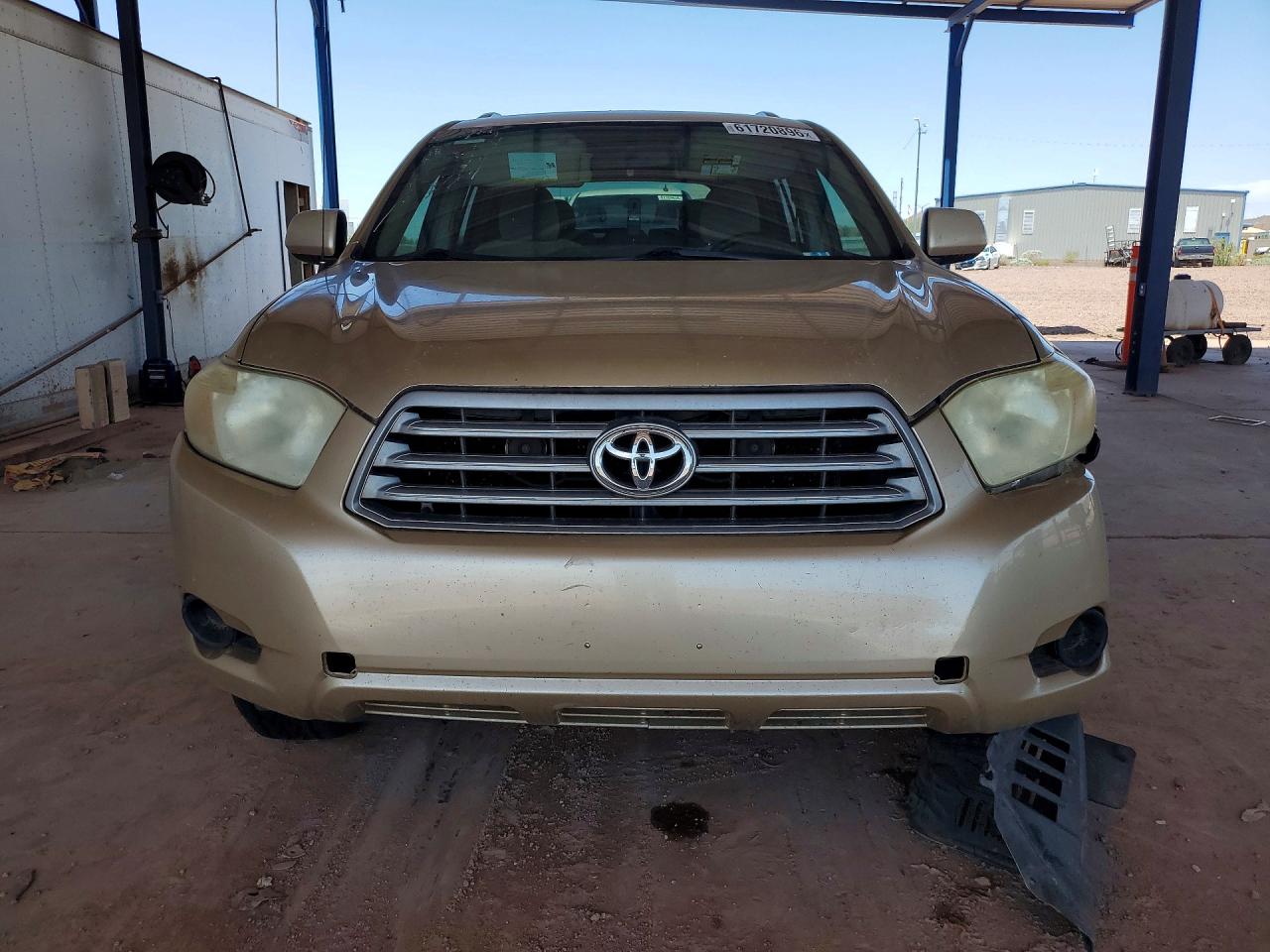 2008 Toyota Highlander Base Gold vin: JTEDS41A582019469