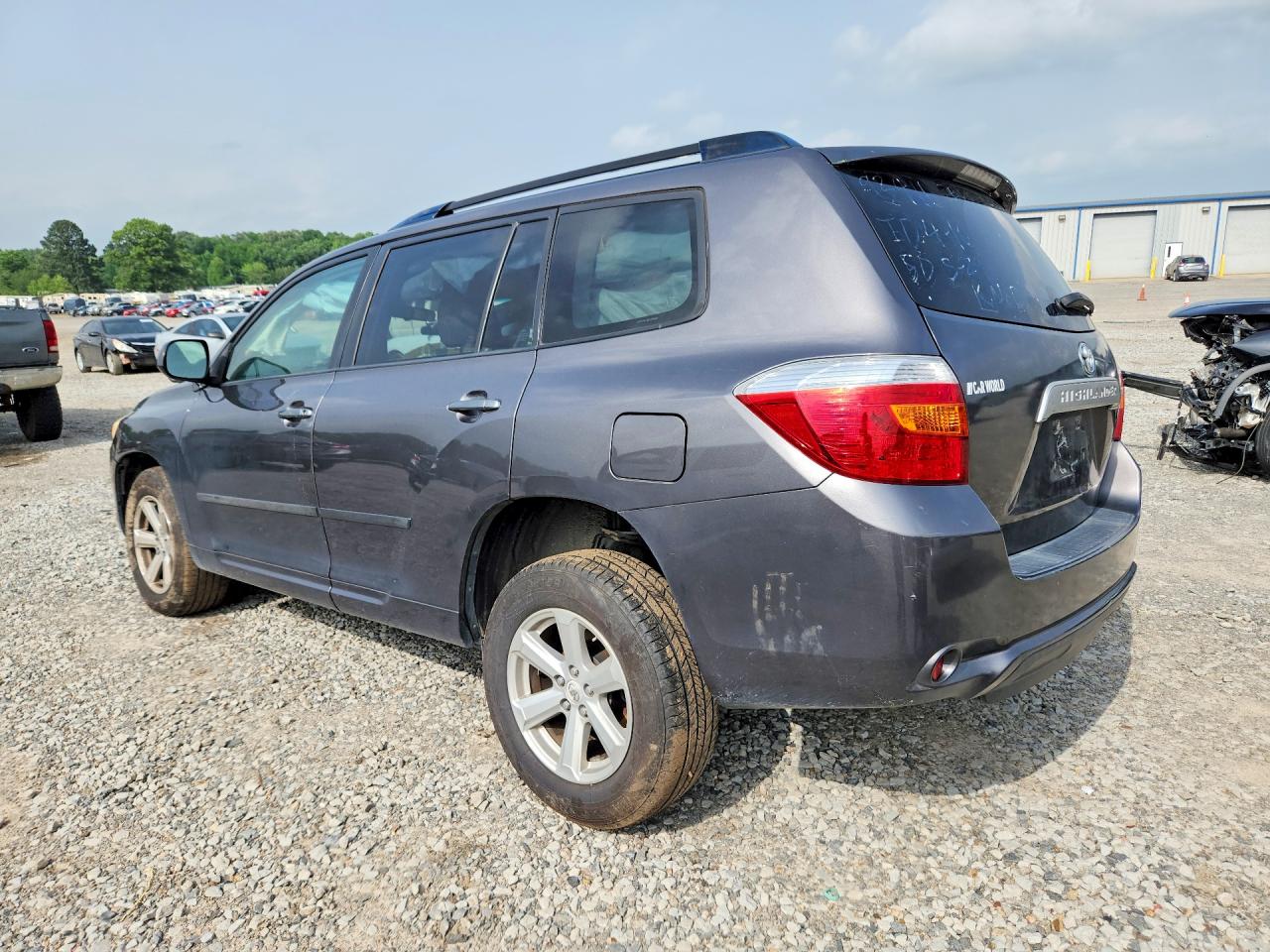 2009 Toyota Highlander Base Gray vin: JTEDS41A592070584