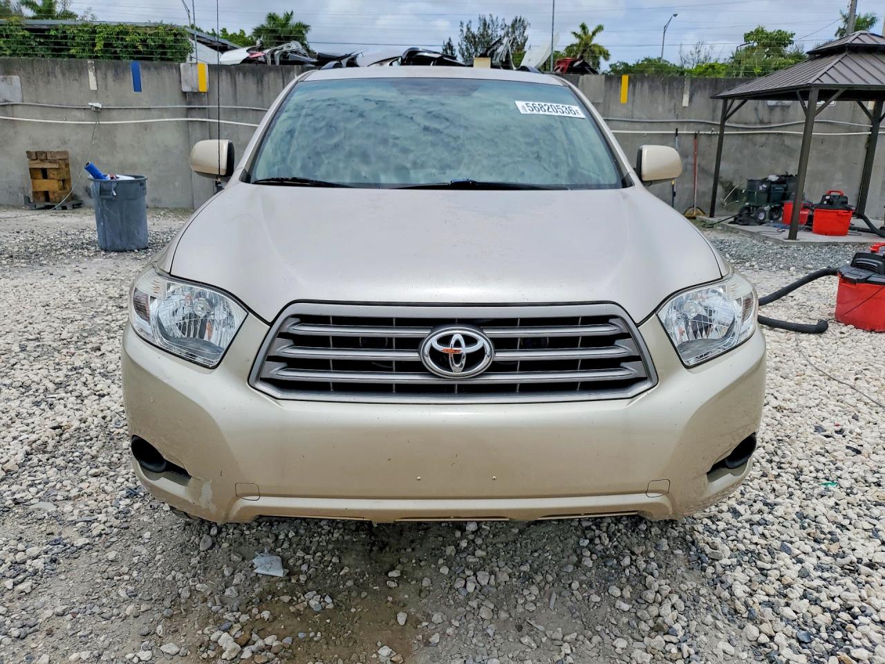 2009 Toyota Highlander Base Gold vin: JTEDS41A592081357