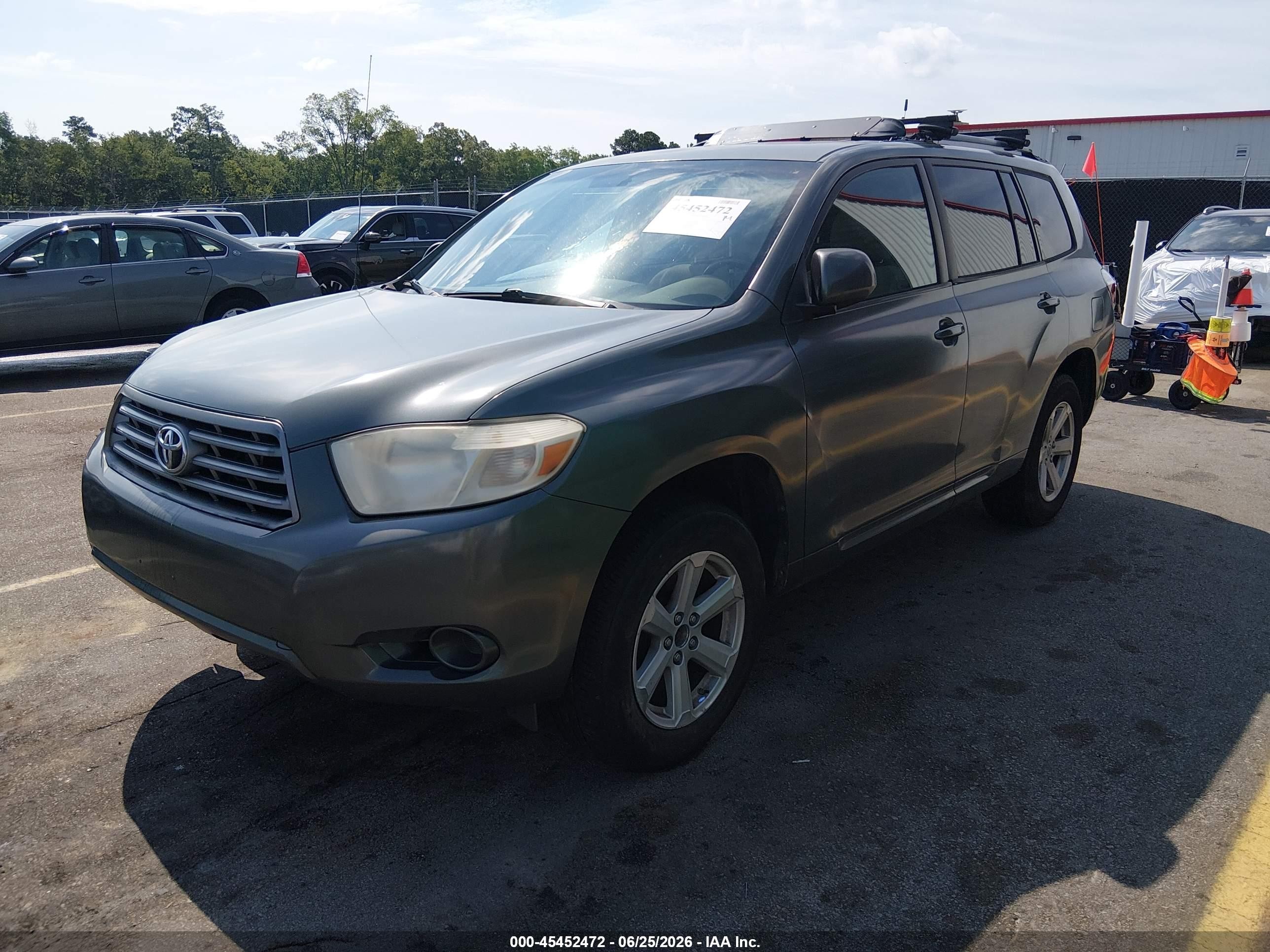 2009 Toyota Highlander Gray vin: JTEDS41A592087272
