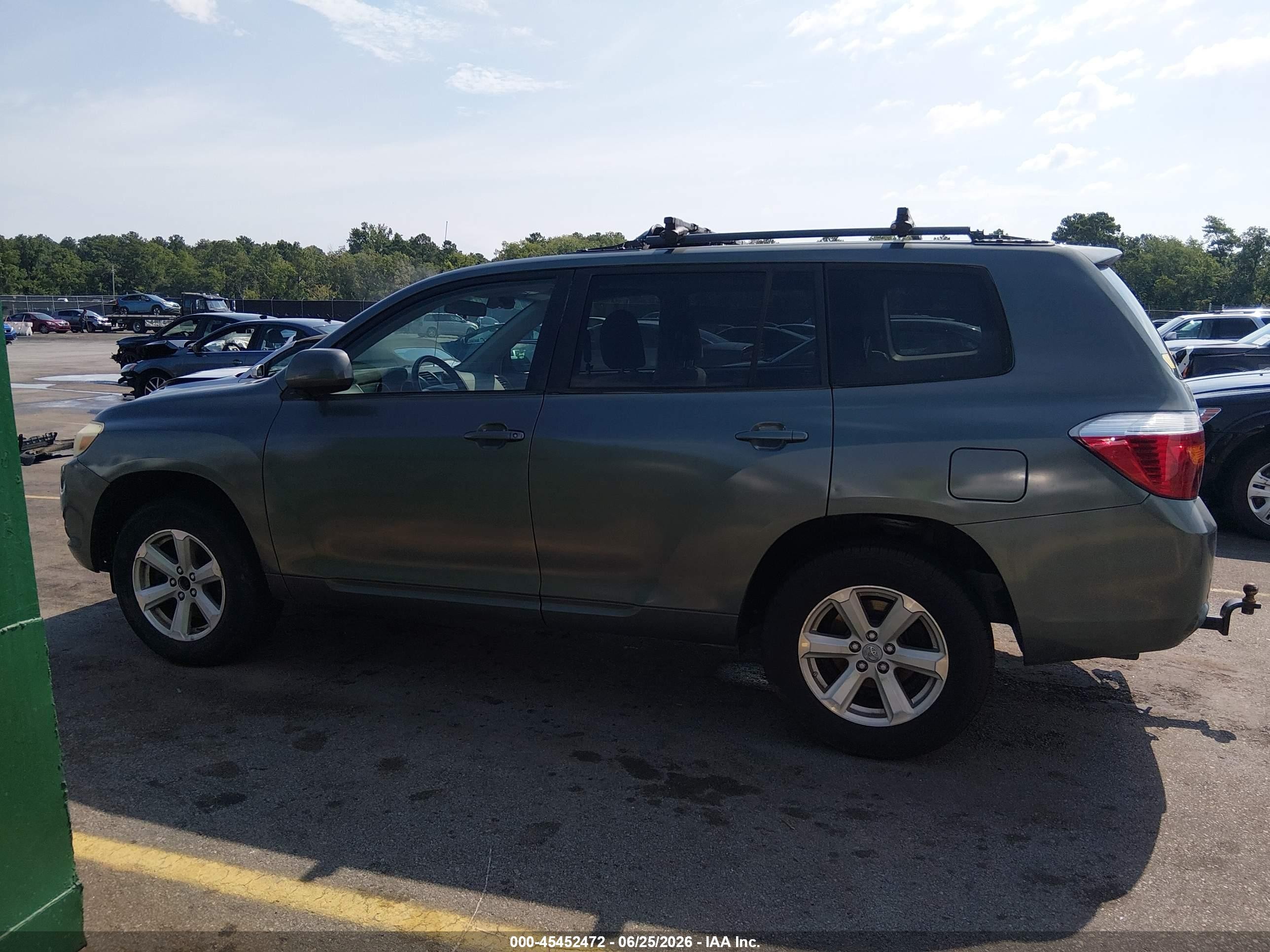 2009 Toyota Highlander Gray vin: JTEDS41A592087272