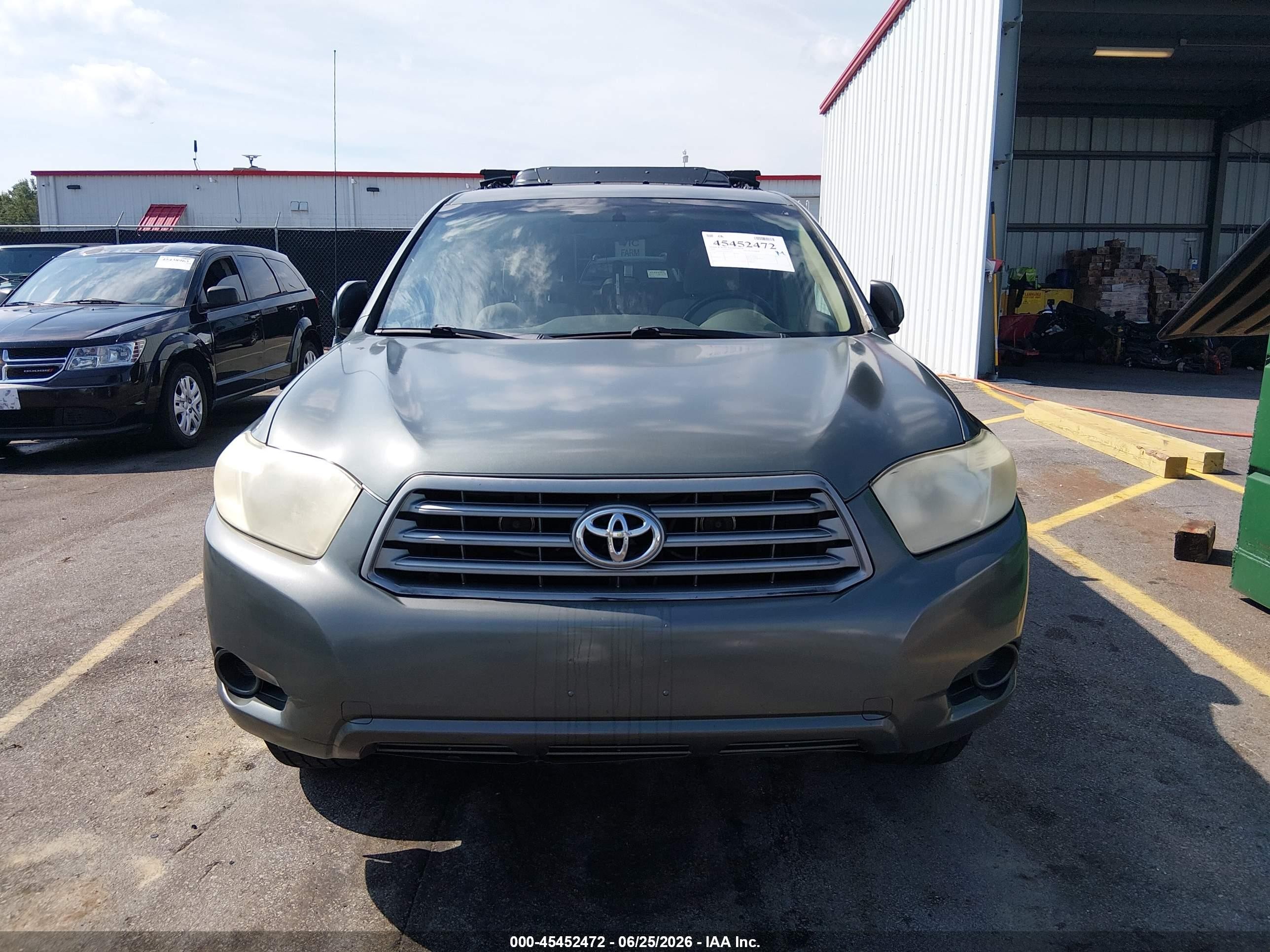 2009 Toyota Highlander Gray vin: JTEDS41A592087272