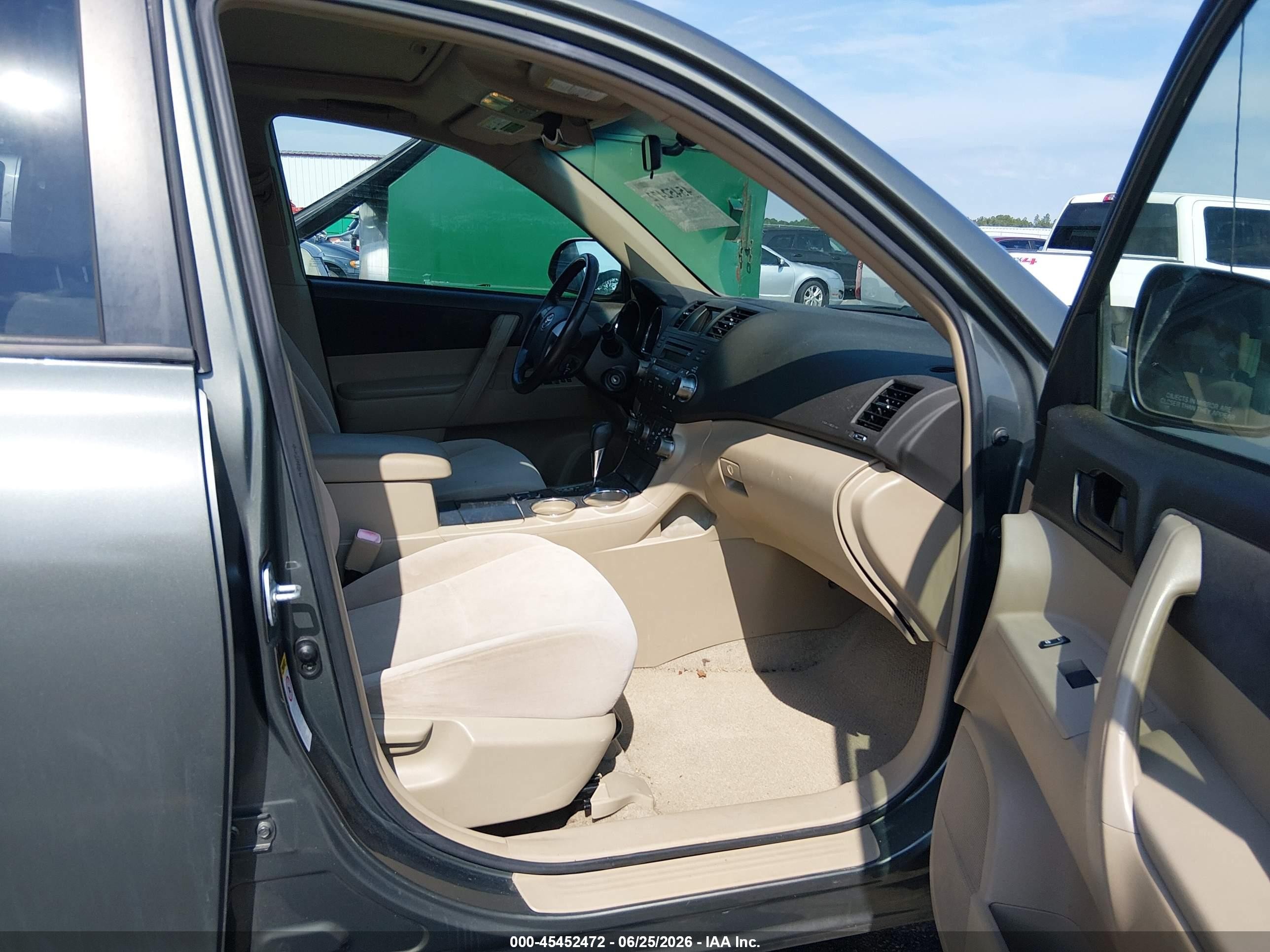 2009 Toyota Highlander Gray vin: JTEDS41A592087272