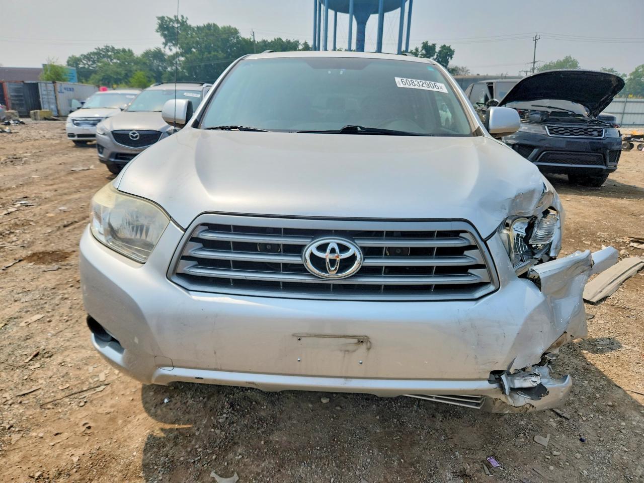 2009 Toyota Highlander Base Silver vin: JTEDS41A592089460