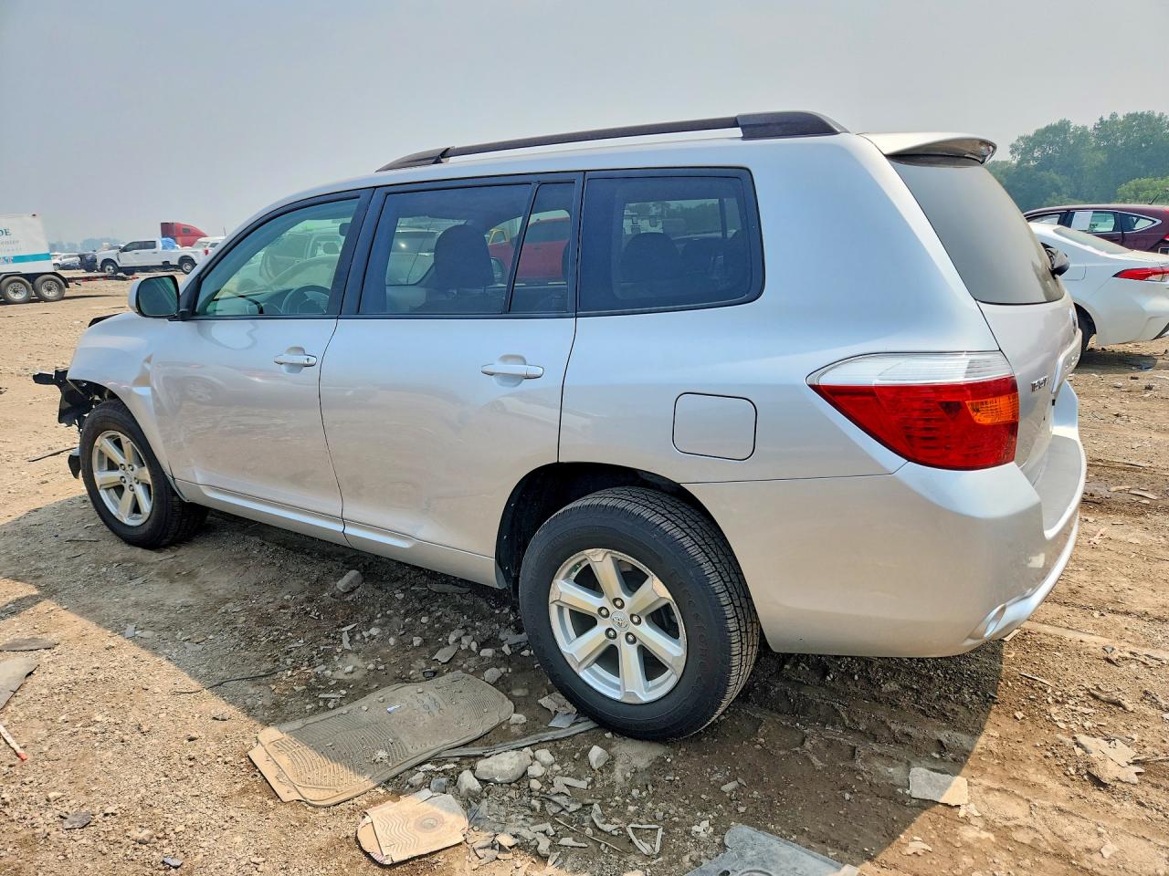 2009 Toyota Highlander Base Silver vin: JTEDS41A592089460