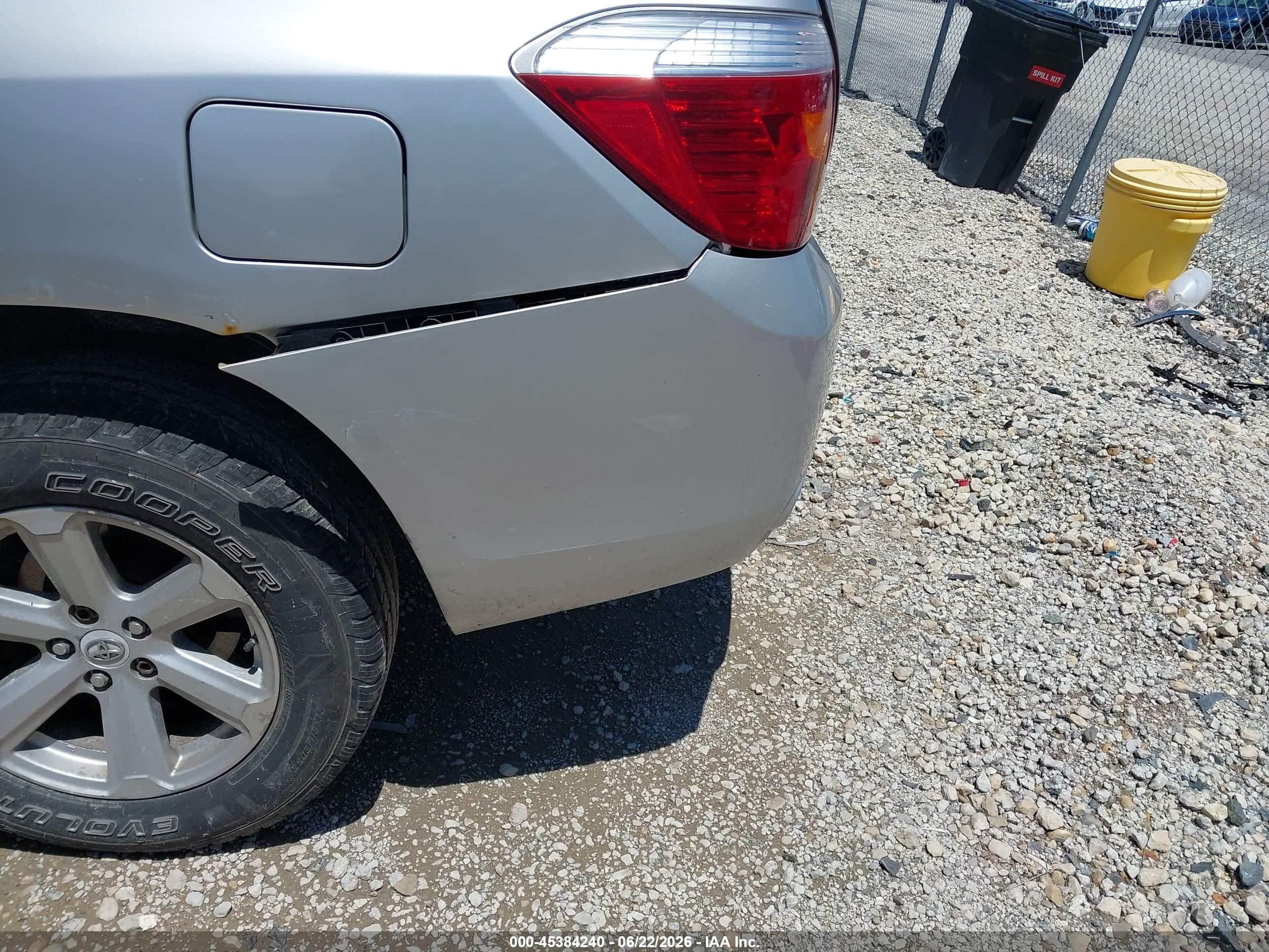 2008 Toyota Highlander   Gray vin: JTEDS41A682041092