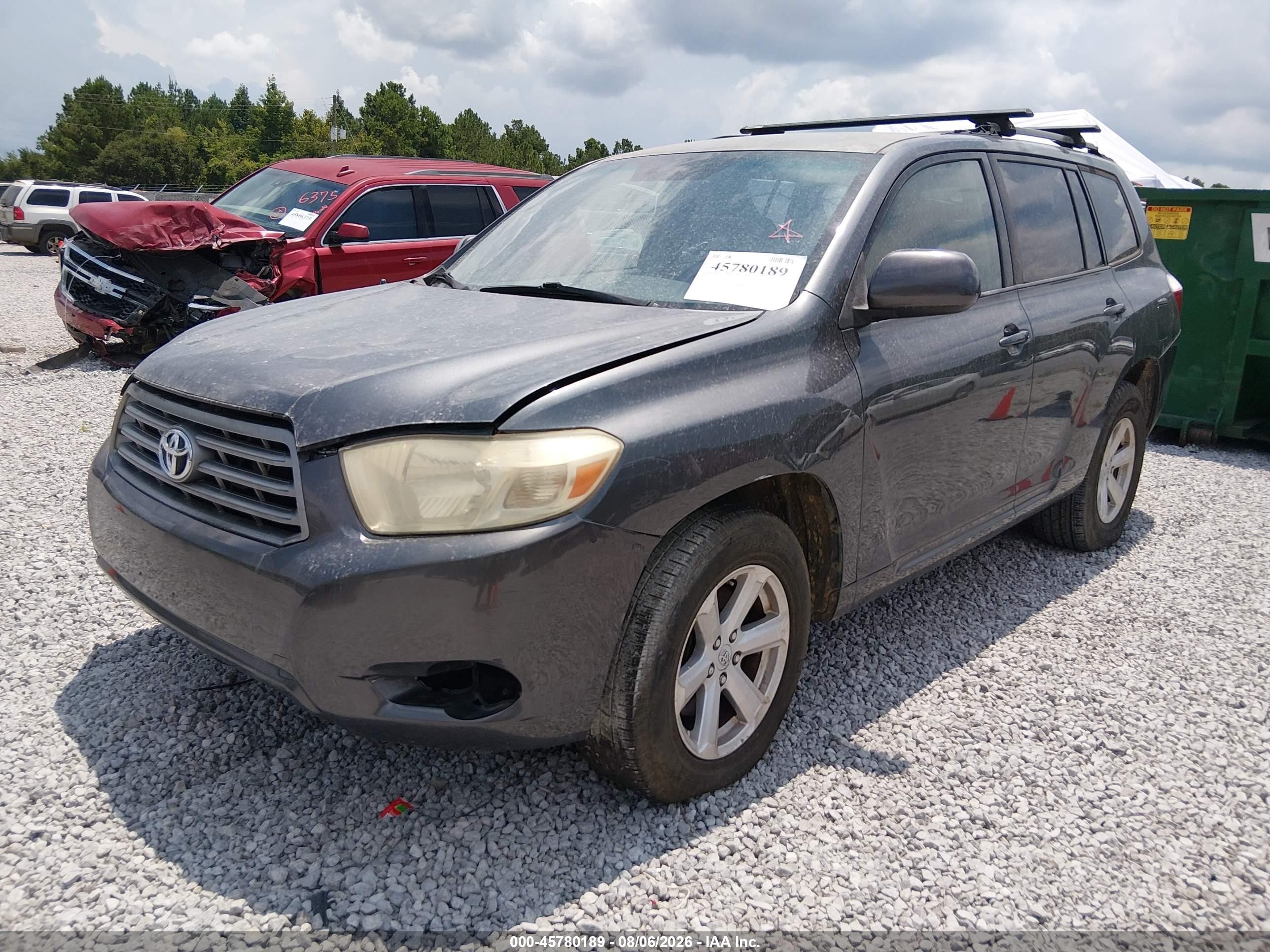 2009 Toyota Highlander   Gray vin: JTEDS41A692080055