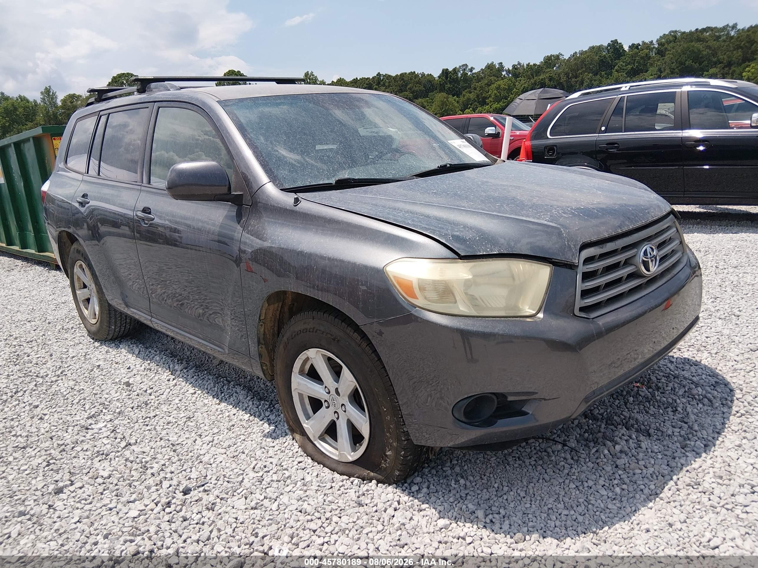 2009 Toyota Highlander   Gray vin: JTEDS41A692080055
