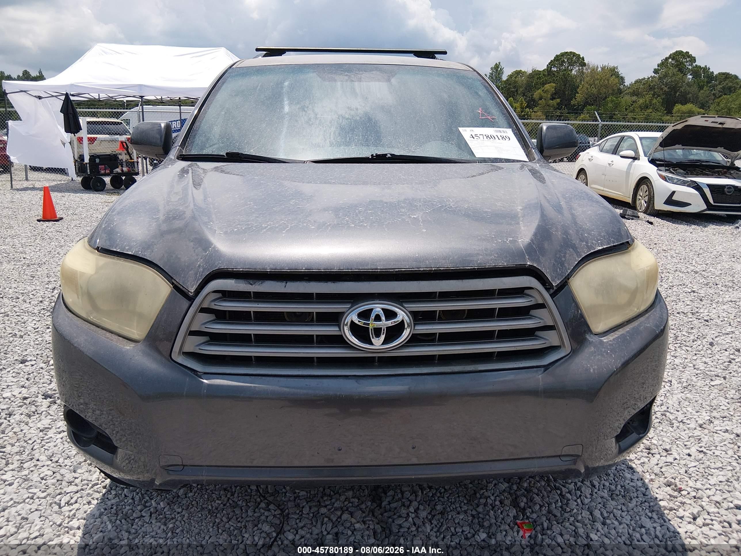 2009 Toyota Highlander   Gray vin: JTEDS41A692080055