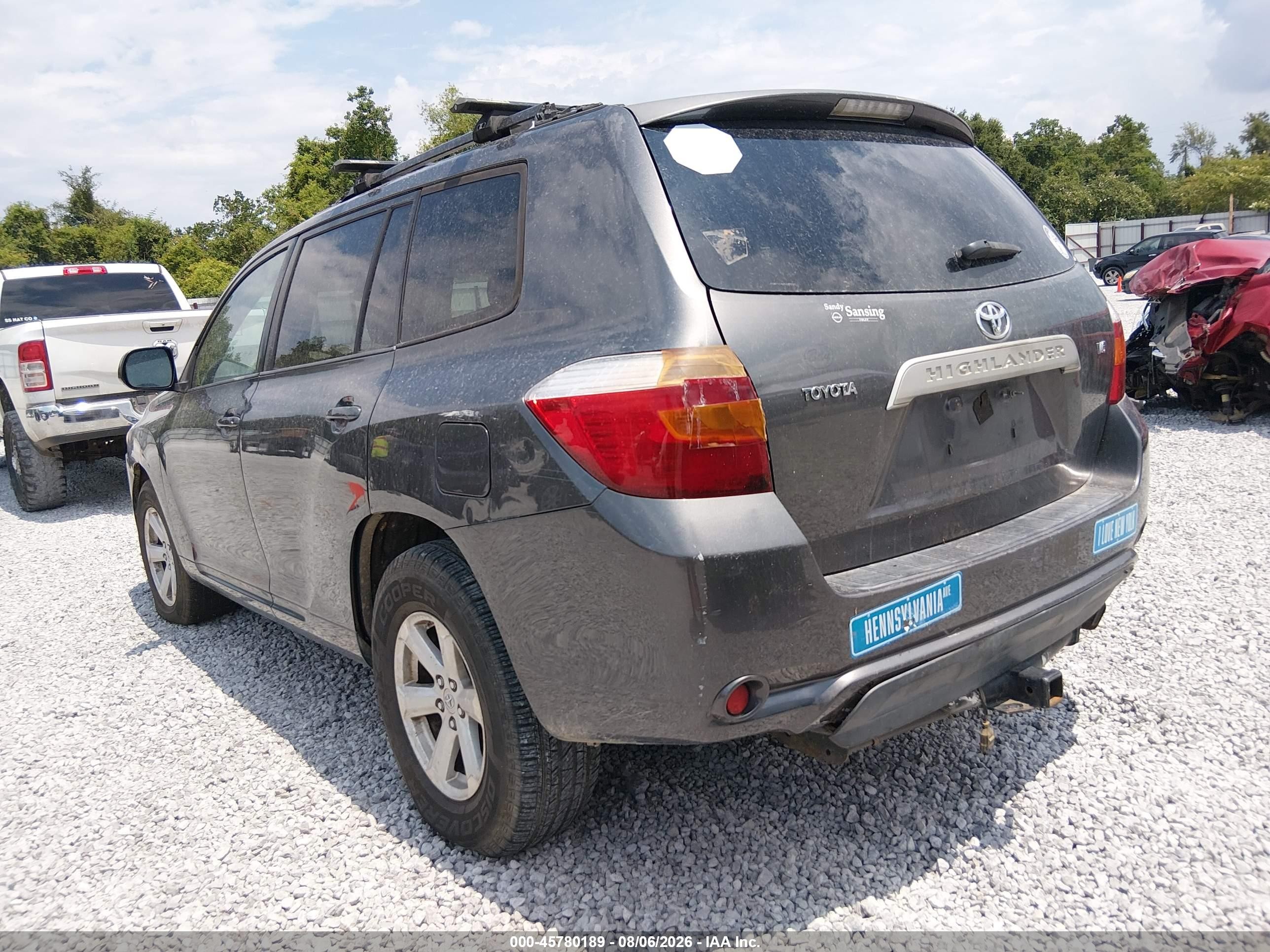 2009 Toyota Highlander   Gray vin: JTEDS41A692080055