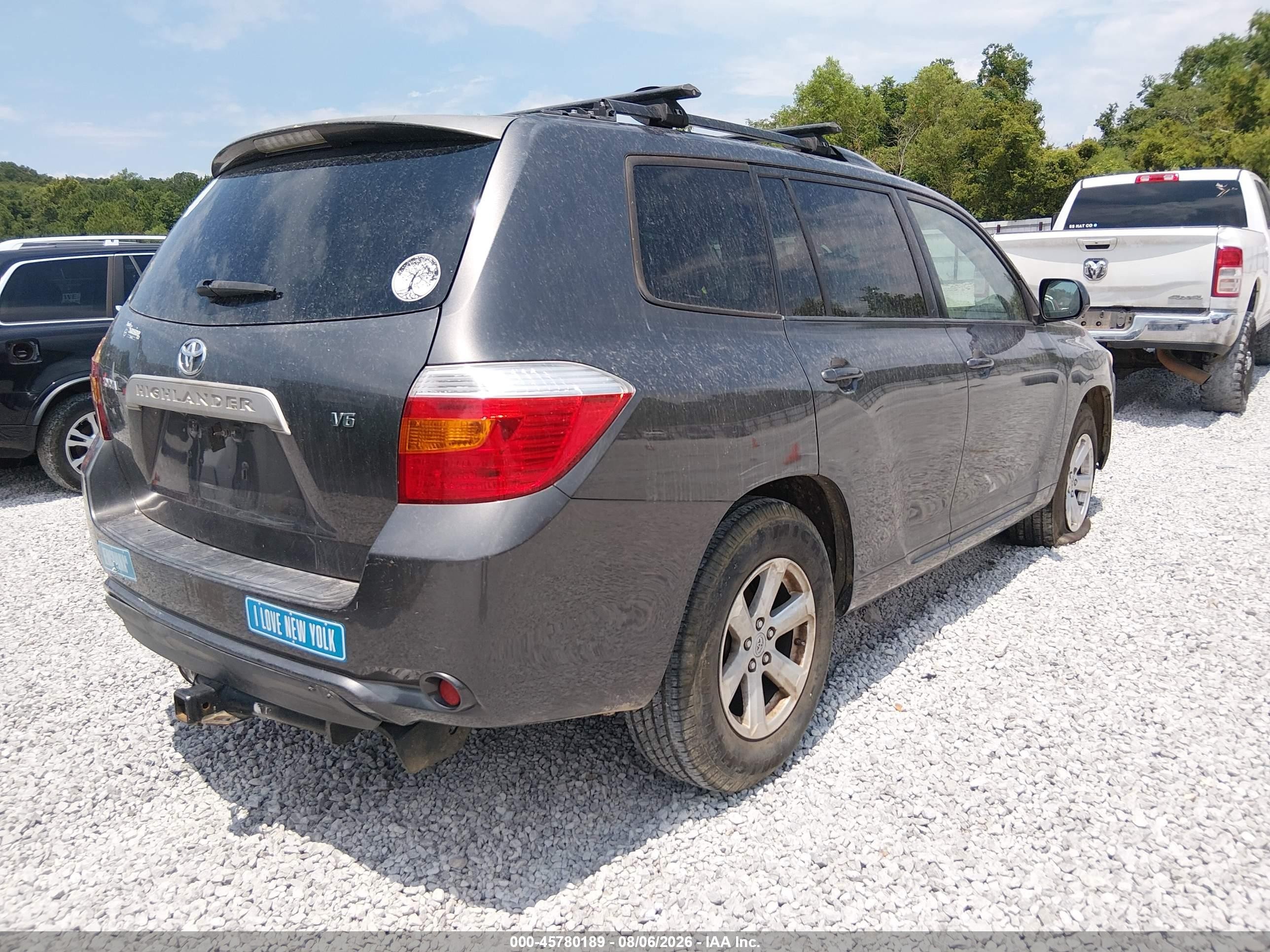 2009 Toyota Highlander   Gray vin: JTEDS41A692080055