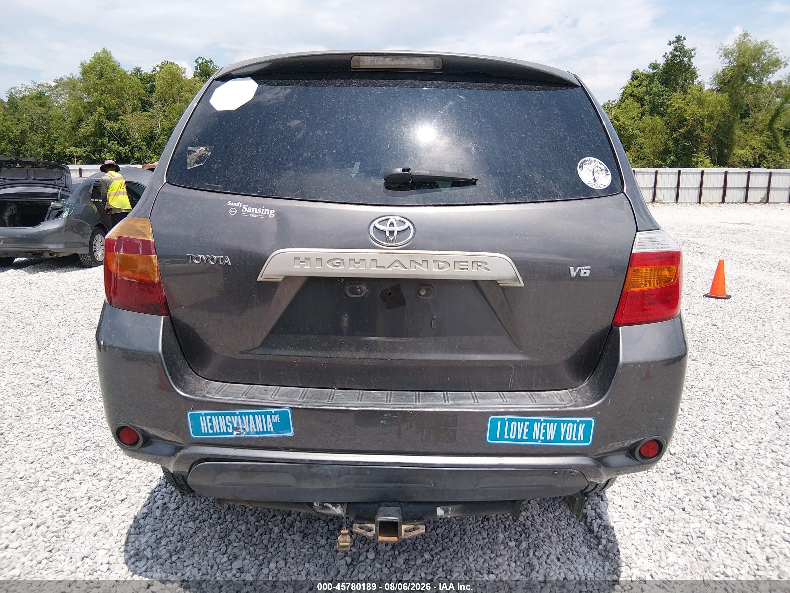 2009 Toyota Highlander   Gray vin: JTEDS41A692080055