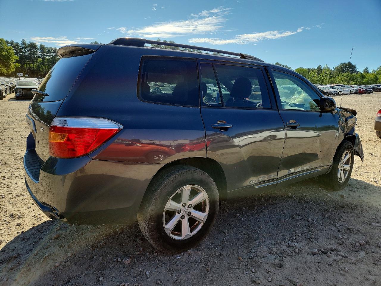 2009 Toyota Highlander Base Gray vin: JTEDS41A692085871