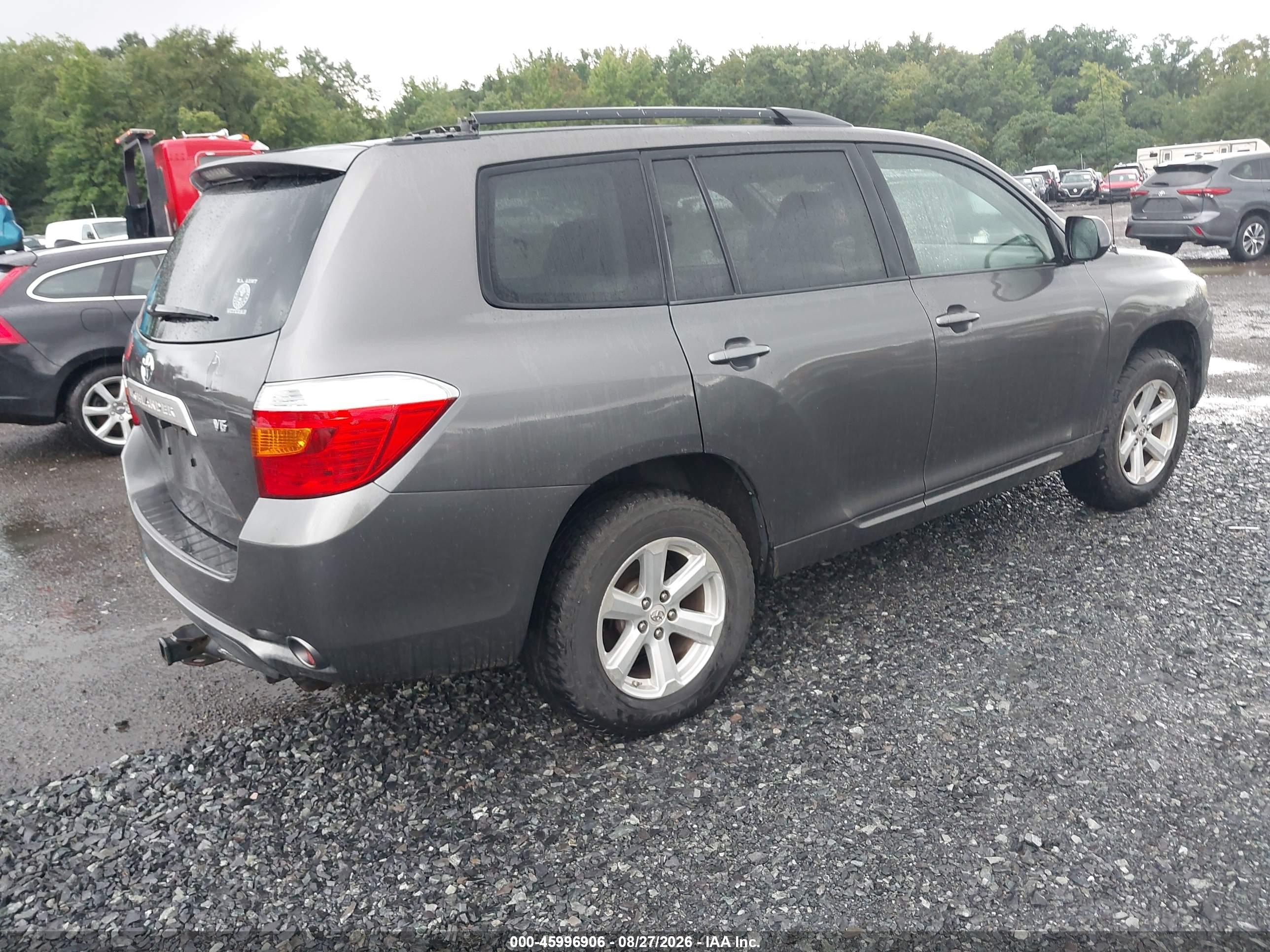 2008 Toyota Highlander   Gray vin: JTEDS41A782008537