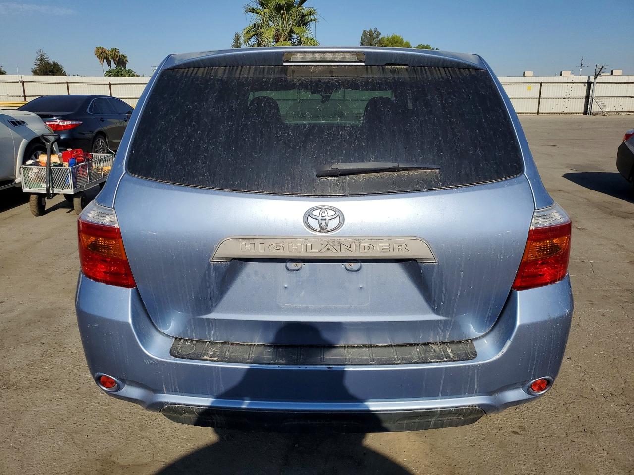 2008 Toyota Highlander Base Синий vin: JTEDS41A782012054