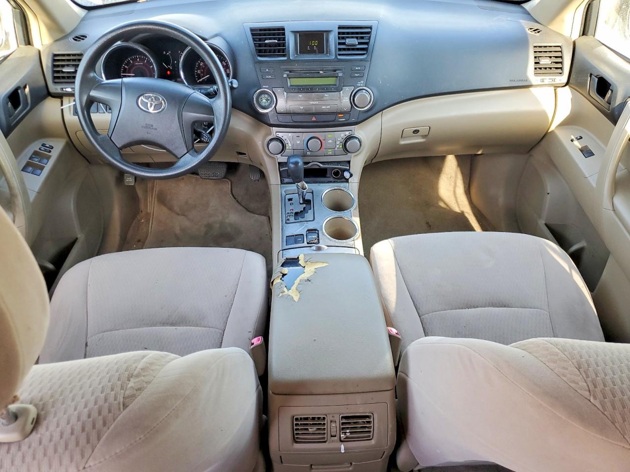 2008 Toyota Highlander Base Синий vin: JTEDS41A782012054