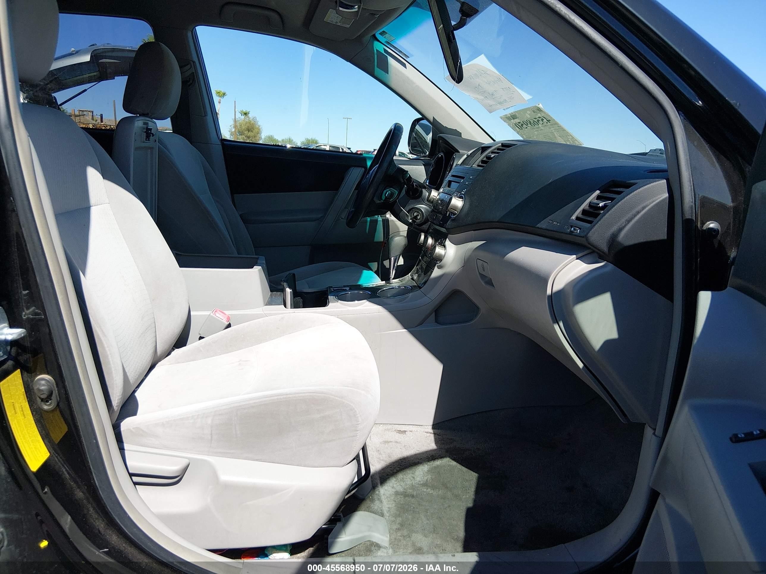 2008 Toyota Highlander   Black vin: JTEDS41A782027363
