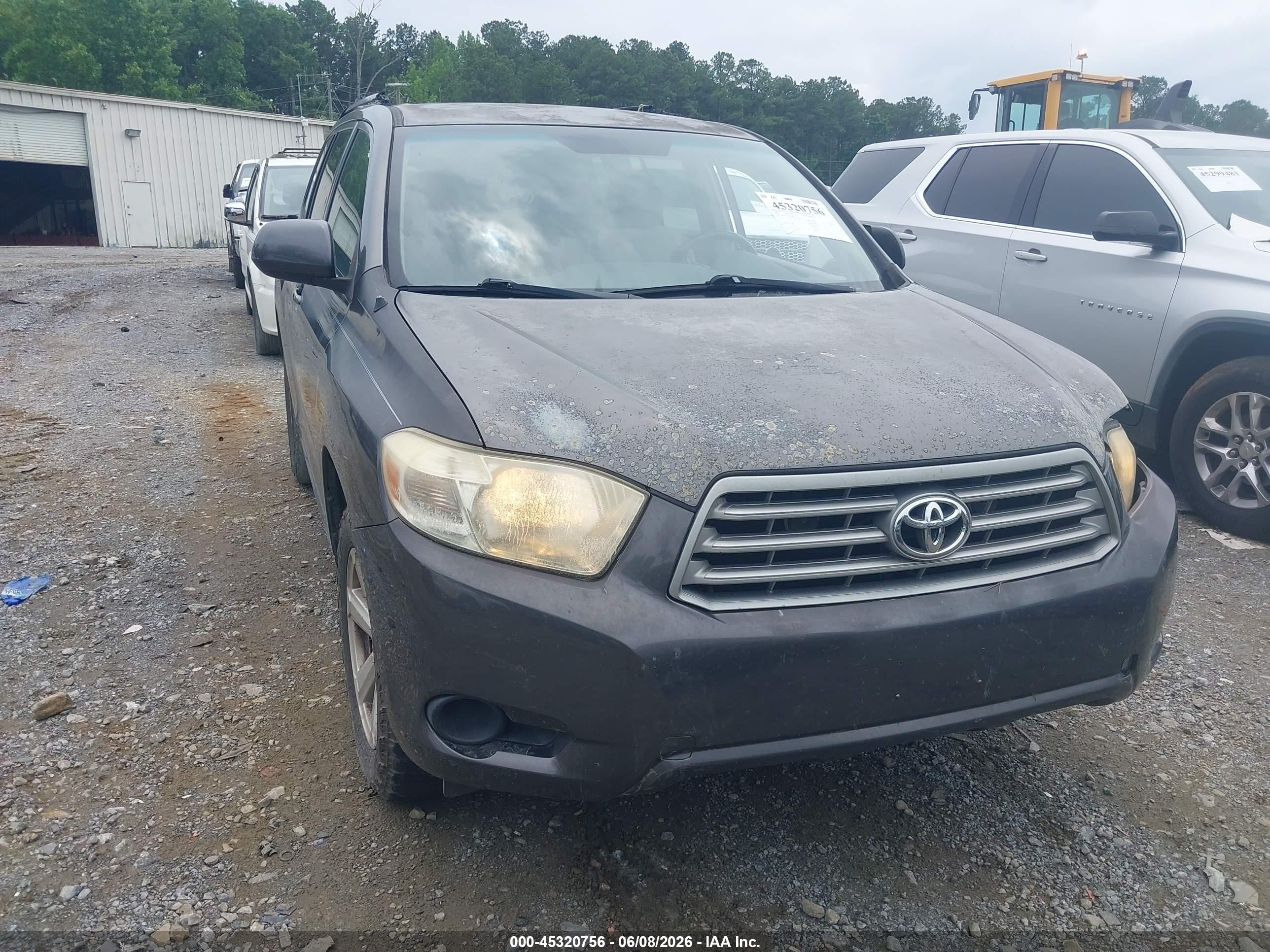 2008 Toyota Highlander   Серый vin: JTEDS41A782028884