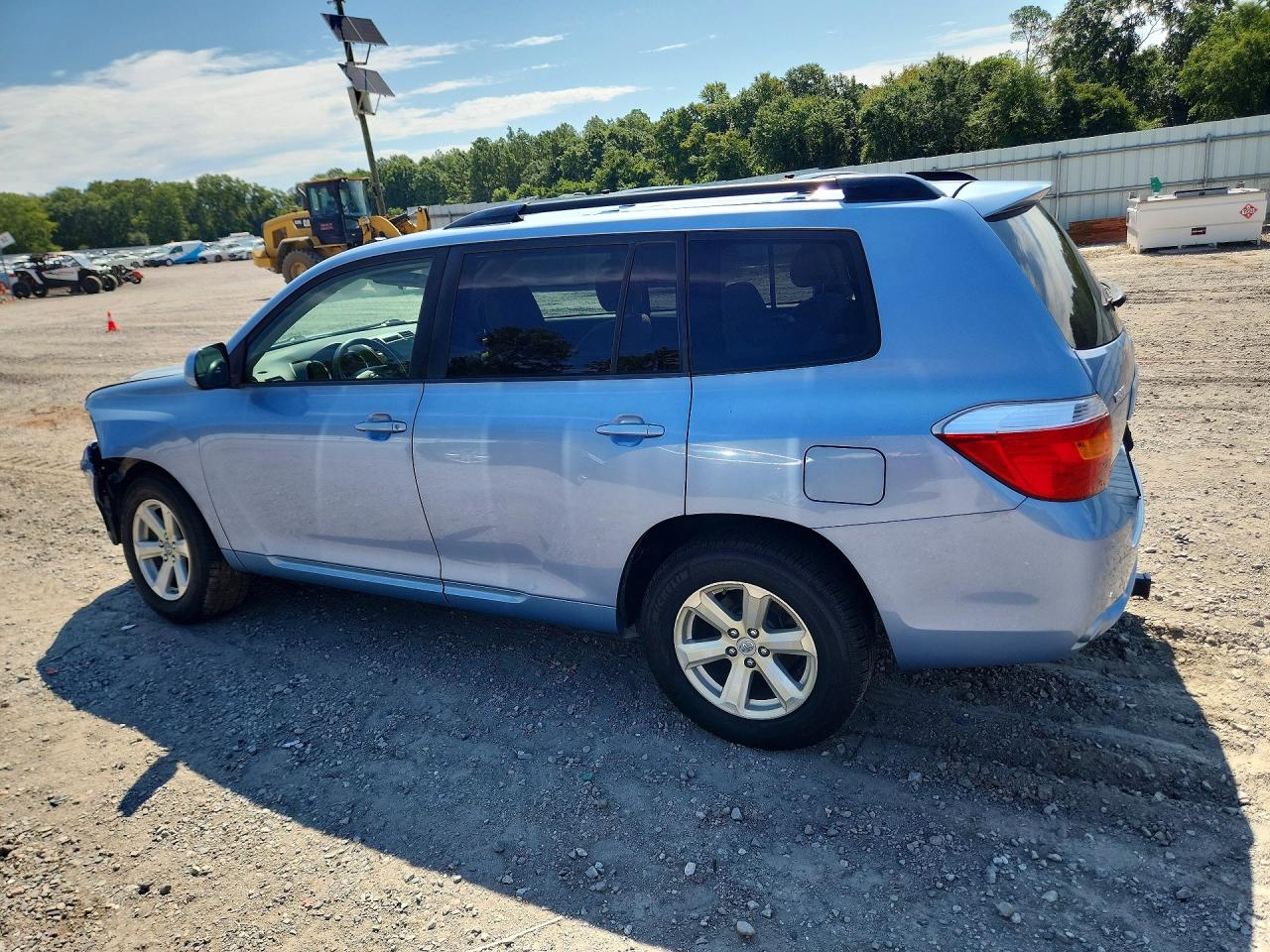 2008 Toyota Highlander Base Blue vin: JTEDS41A782064395